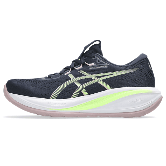 ASICS Gel-Cumulus 28 – Midnight Illuminate Green — 4