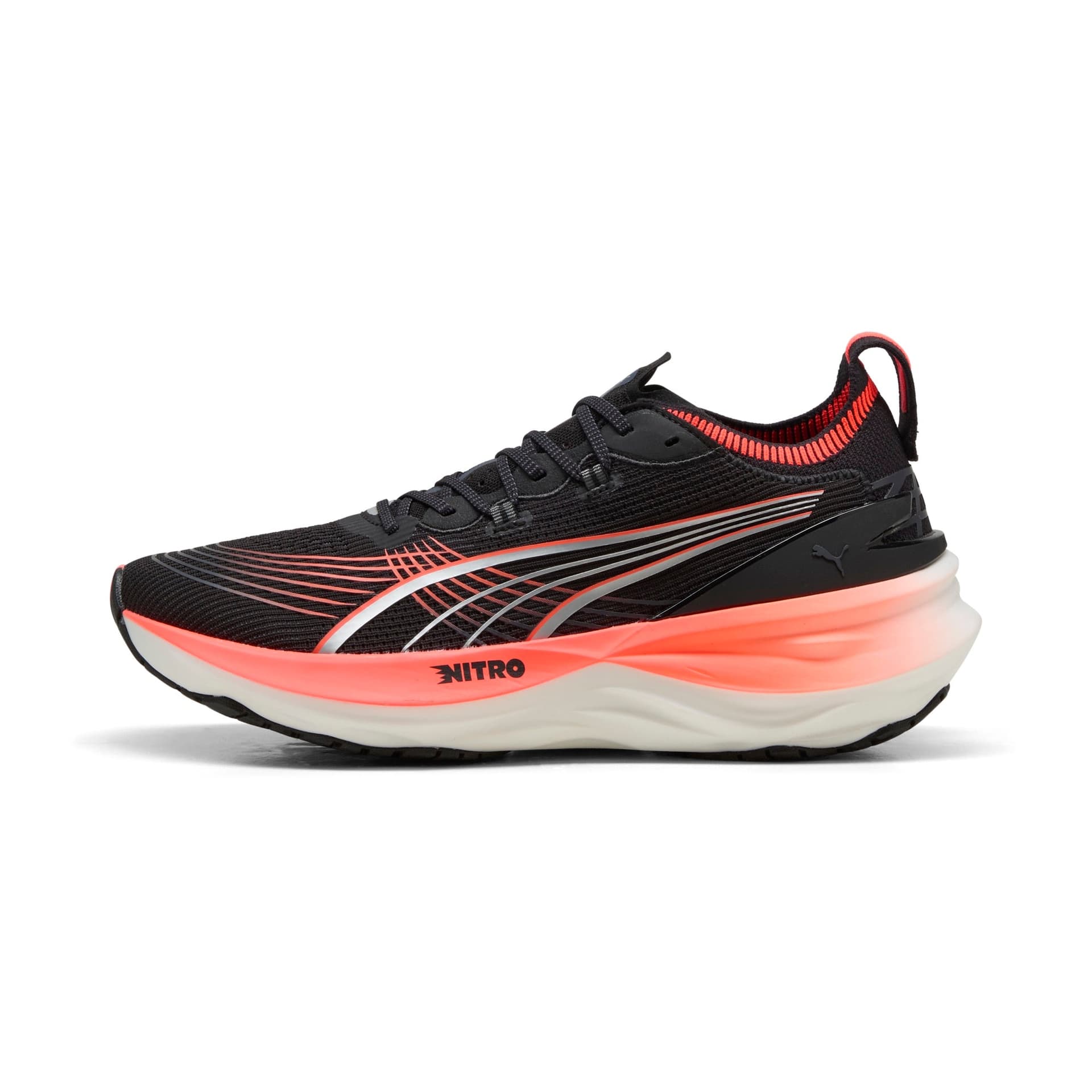 PUMA ForeverRun Nitro 2 – Puma Black Glowing Red — 2
