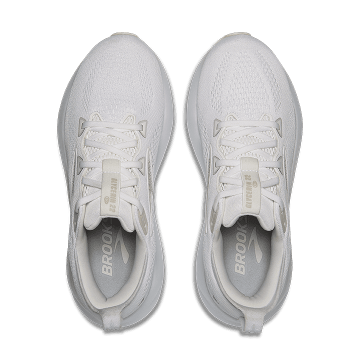 Brooks Glycerin 22 – White White Grey — 5