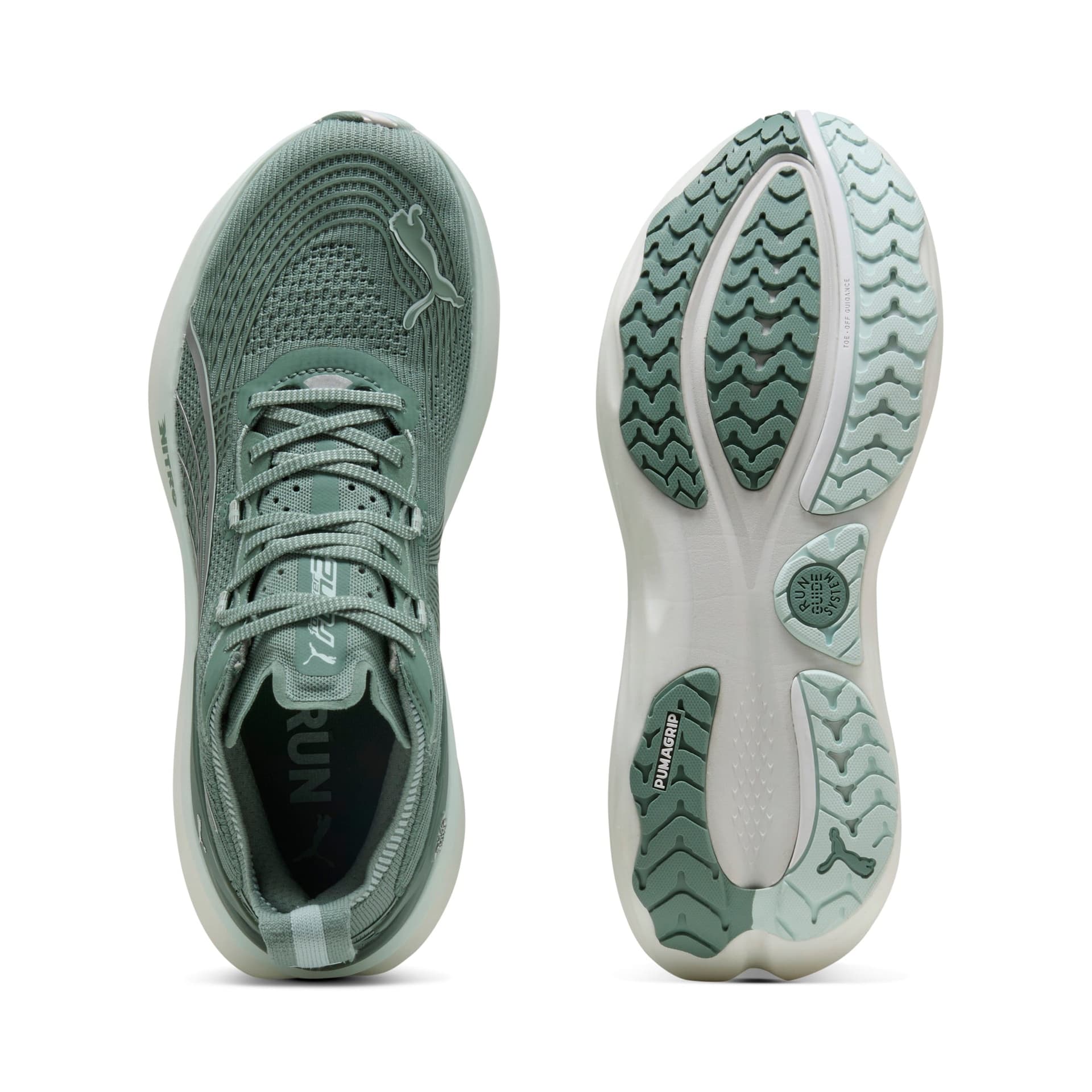 PUMA ForeverRun Nitro 2 – Green Moon Peaceful Blue — 6