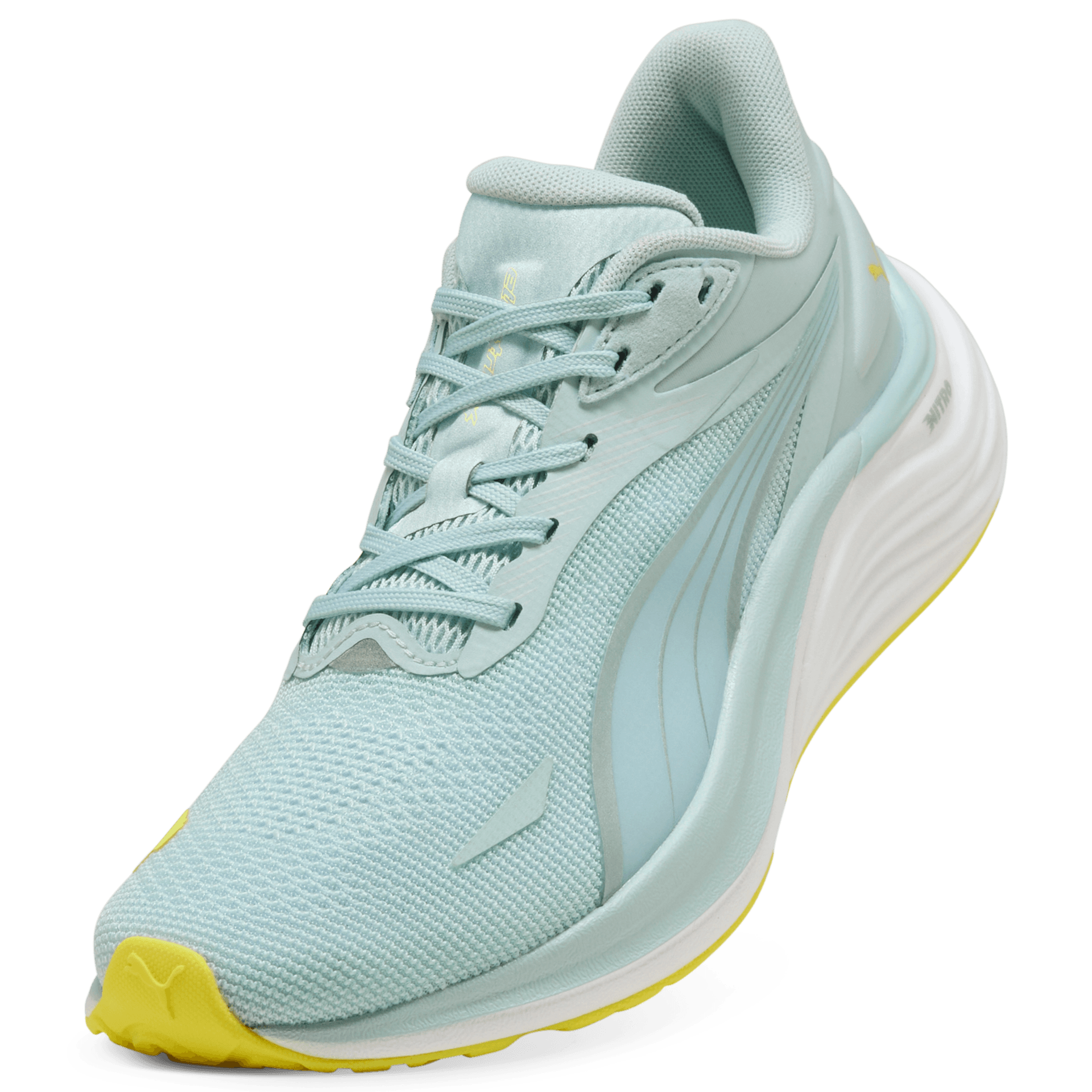 PUMA Electrify Nitro 4 – Fresh Water Lemon Crush Puma Silver — 4