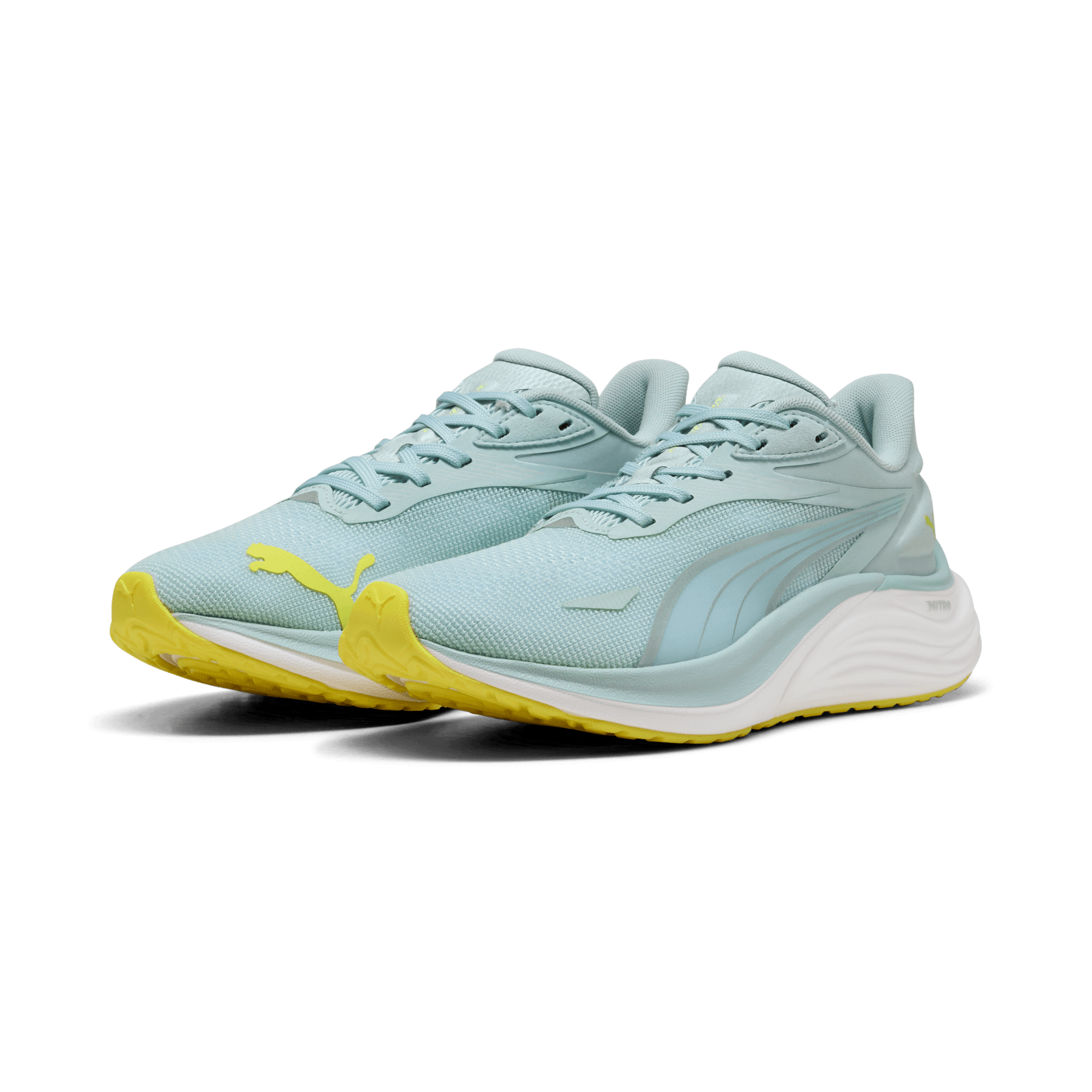 PUMA Electrify Nitro 4 – Fresh Water Lemon Crush Puma Silver — 3