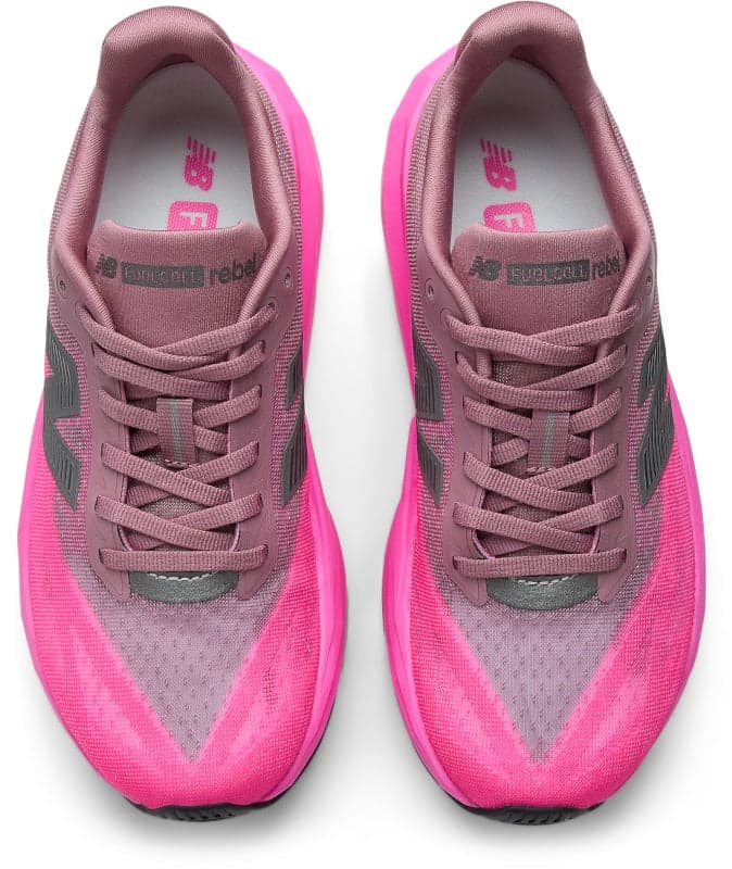 New Balance FuelCell Rebel v5 – Pink Heat Rosewood — 4