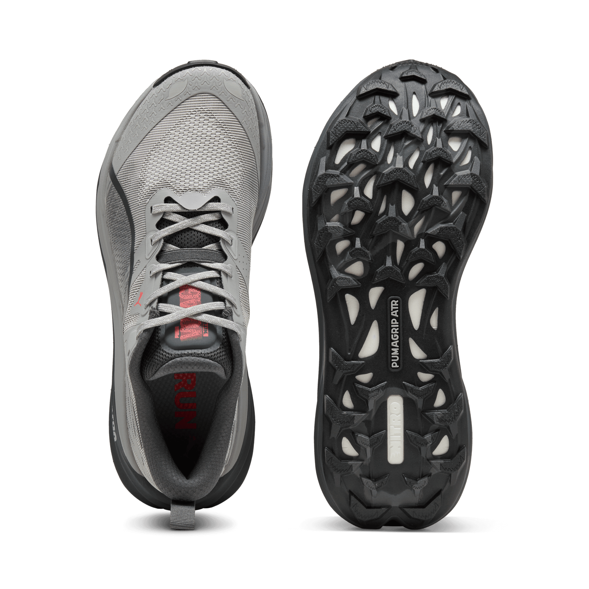 PUMA Voyage Nitro 4 – Gray Echo Red Glamour — 6