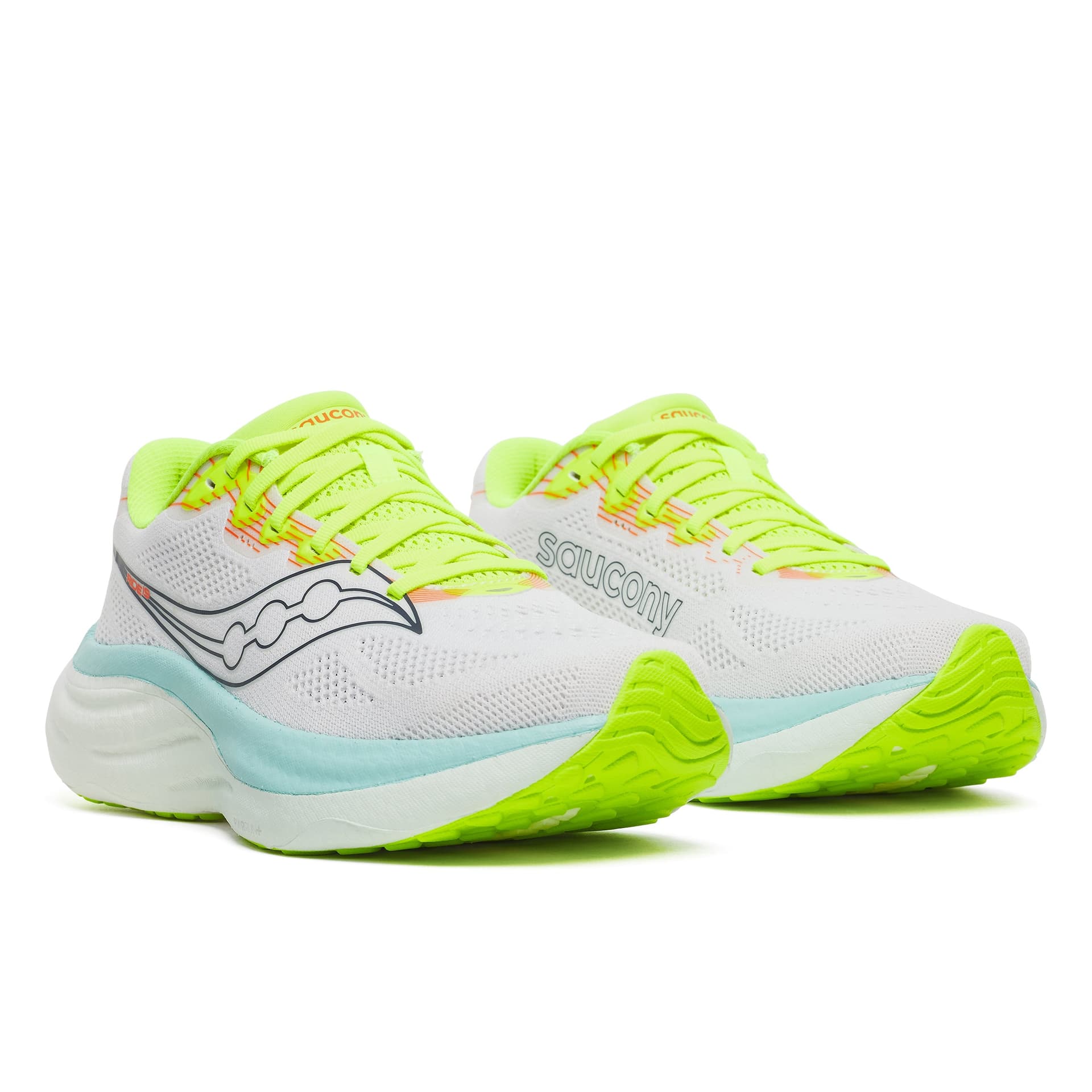 Saucony Ride 19 – White Splash — 2