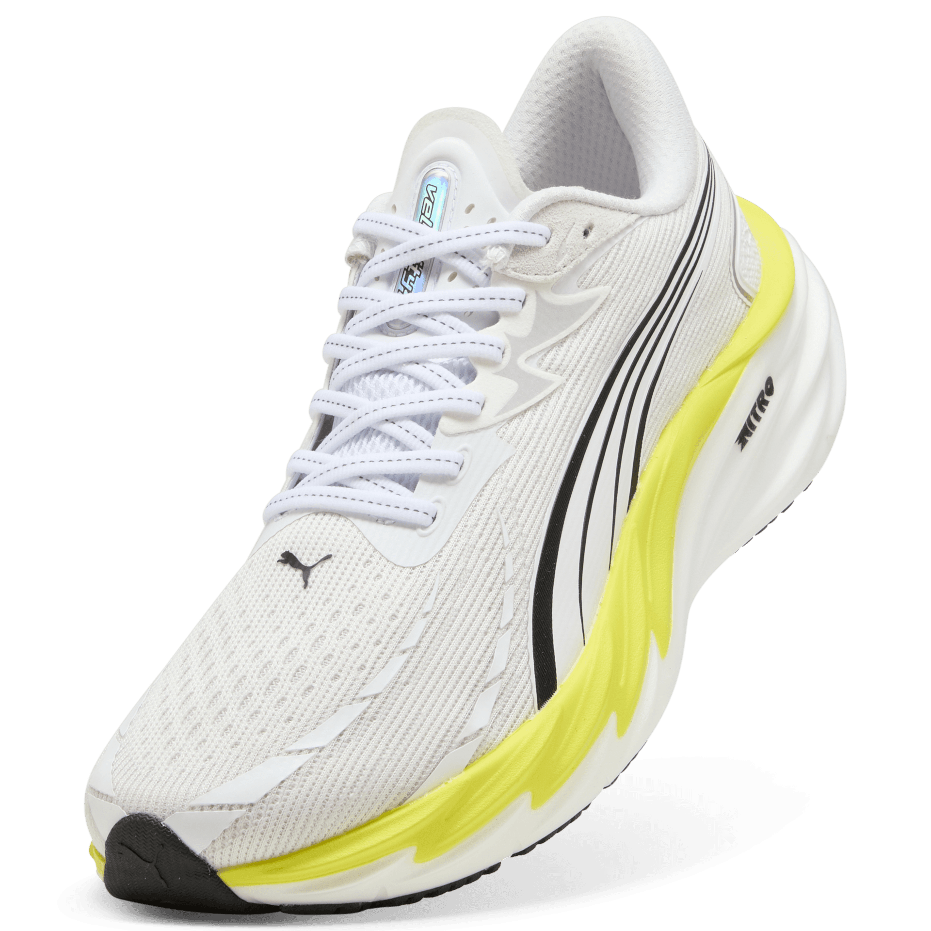 PUMA Velocity Nitro 4 – Puma White Lux Lime — 4