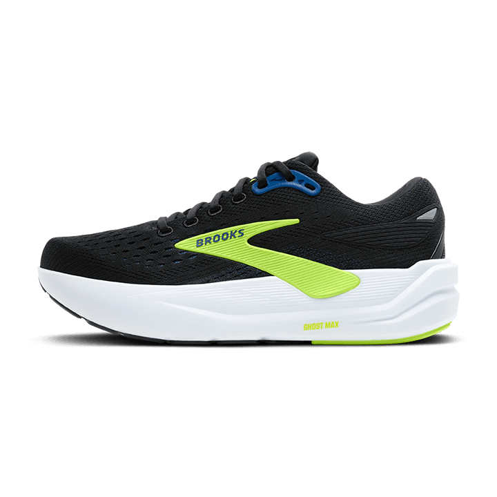 Brooks Ghost Max 3 – Black Navy Acid Lime — 3