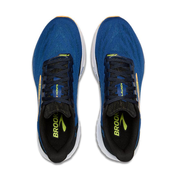 Brooks Launch 11 – Black Navy Peony Orange — 5