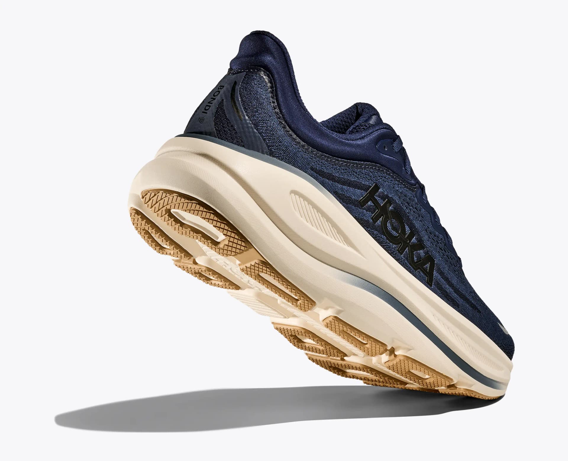 HOKA Bondi 9 – Midnight Blue / Varsity Navy — 4