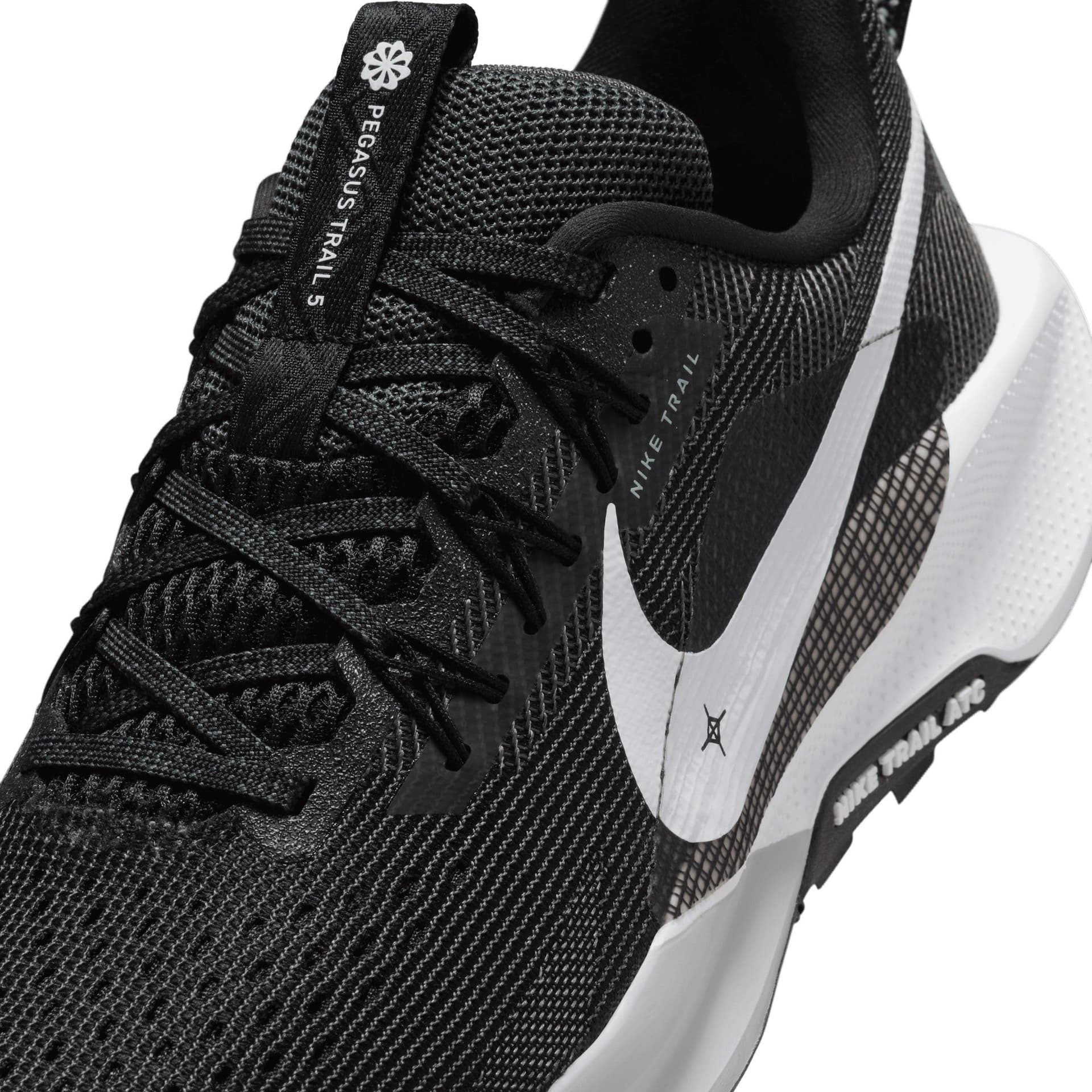 Nike Pegasus Trail 5 – Black White Anthracite Wolf Grey — 4