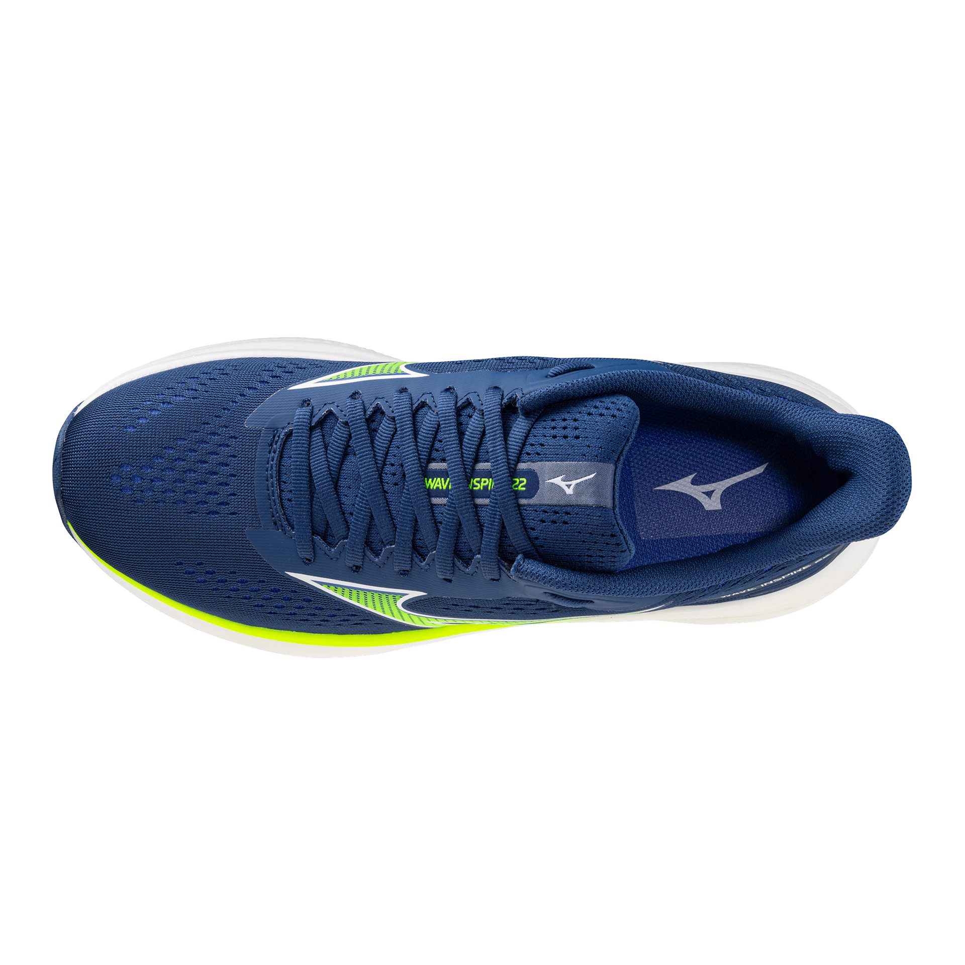 Mizuno Wave Inspire 22 – Estate Blue White — 5