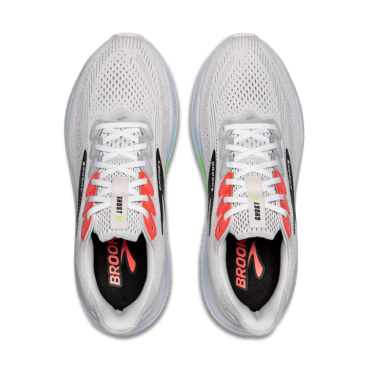 Brooks Ghost 17 – White Pink Clay Gecko — 6