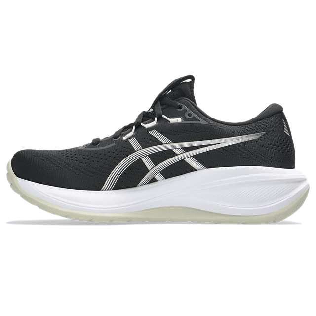 ASICS Gel-Cumulus 28 – Black White — 5