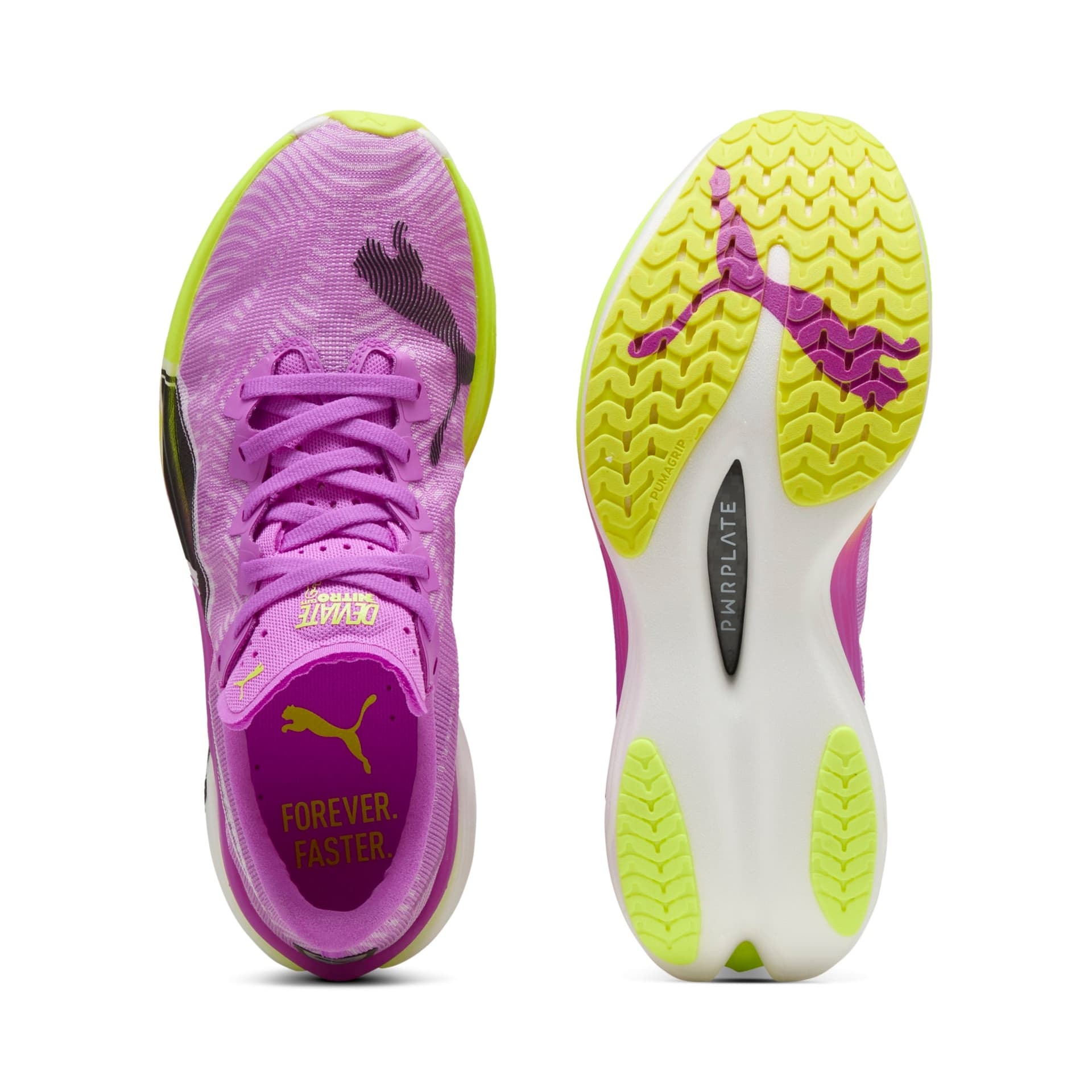 PUMA Deviate Nitro Elite 3 – Pure Magenta Yellow Alert — 6
