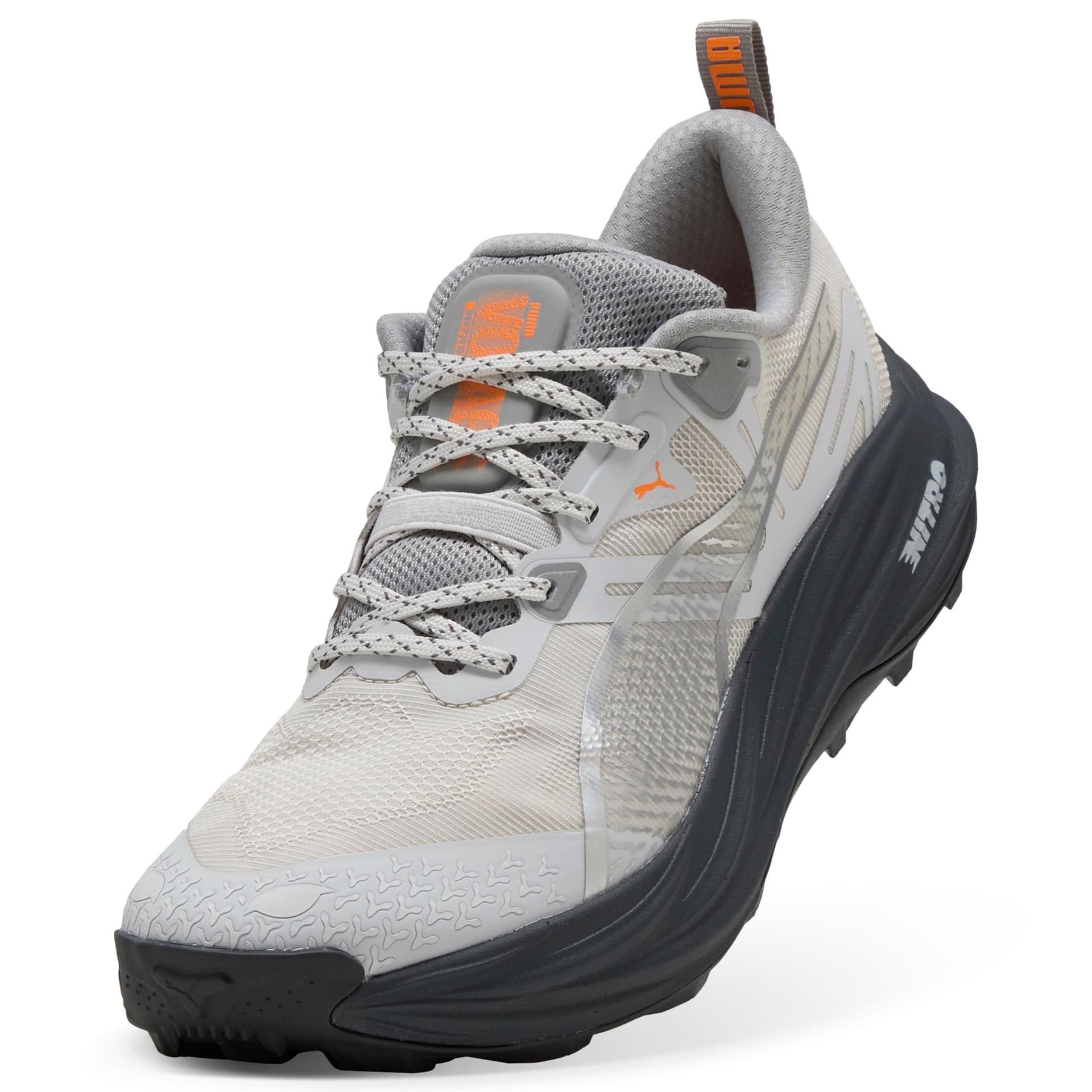 PUMA Voyage Nitro 4 – Feather Gray Dusky Gray Heat Fire — 4
