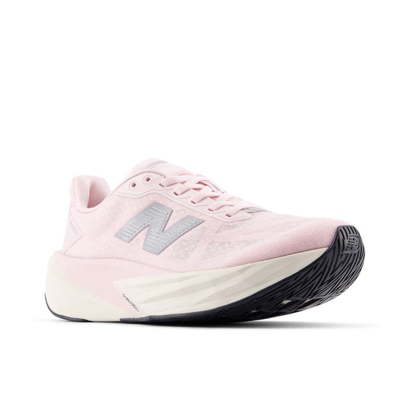 New Balance FuelCell Rebel v5 – Pink Granite Silver Metallic — 3