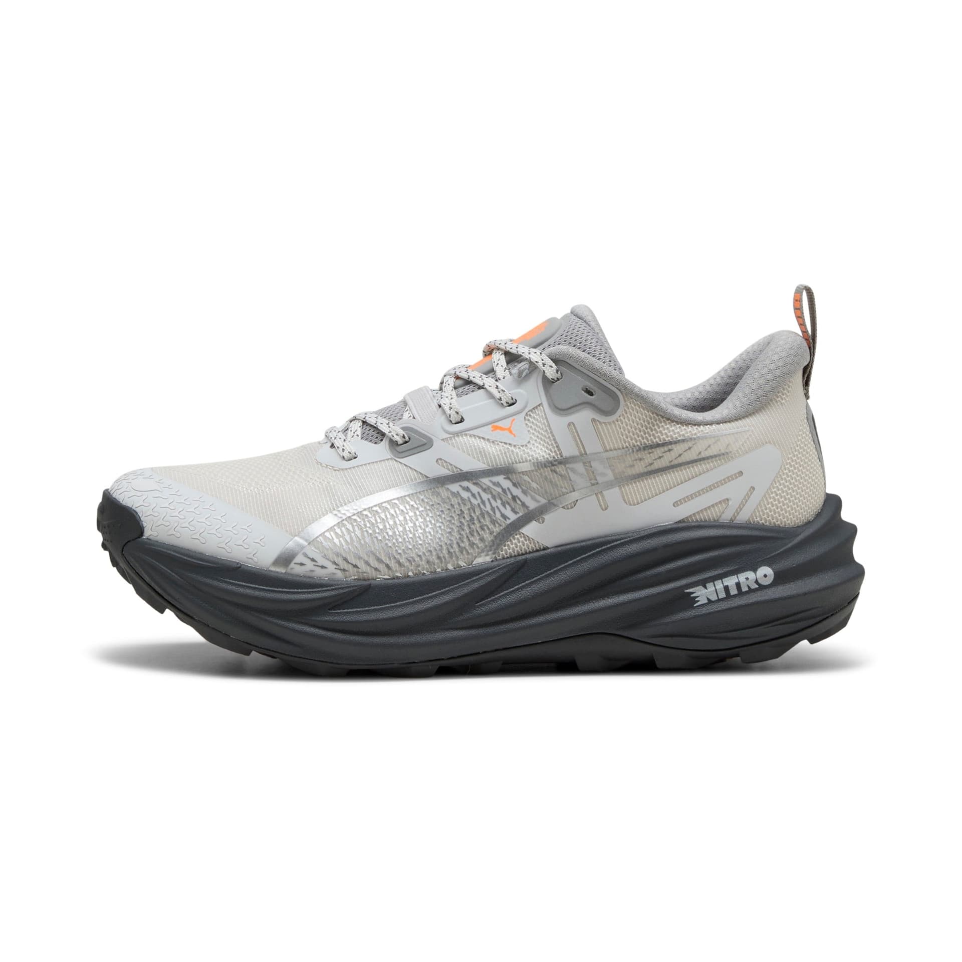 PUMA Voyage Nitro 4 – Feather Gray Dusky Gray Heat Fire — 2