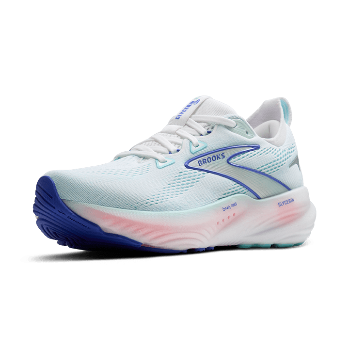 Brooks Glycerin 22 – White Limpet Shell Amparo Blue — 4
