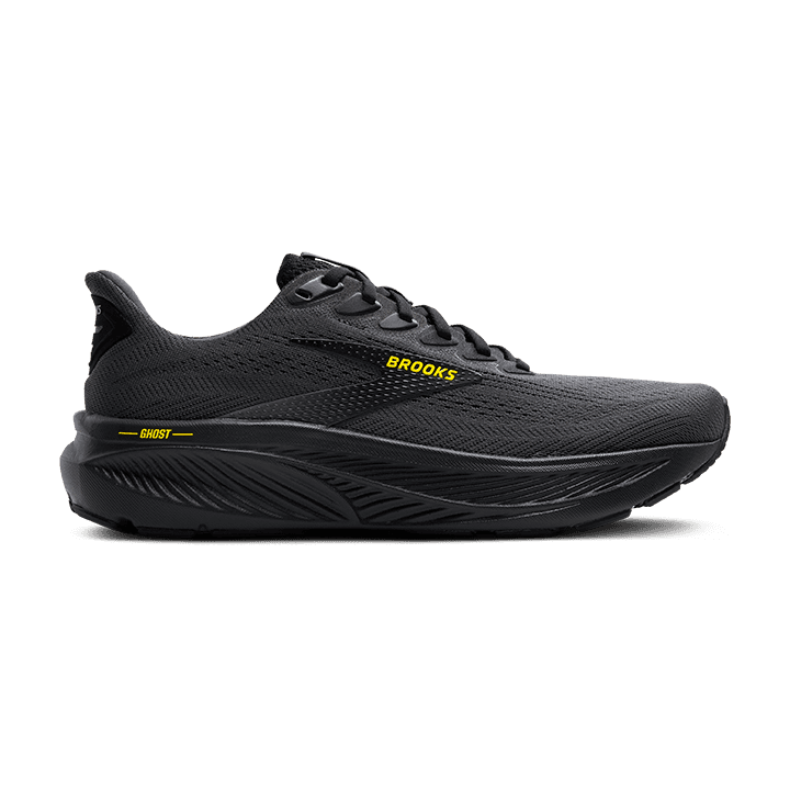 Brooks Ghost 17 – Ebony Black Yellow