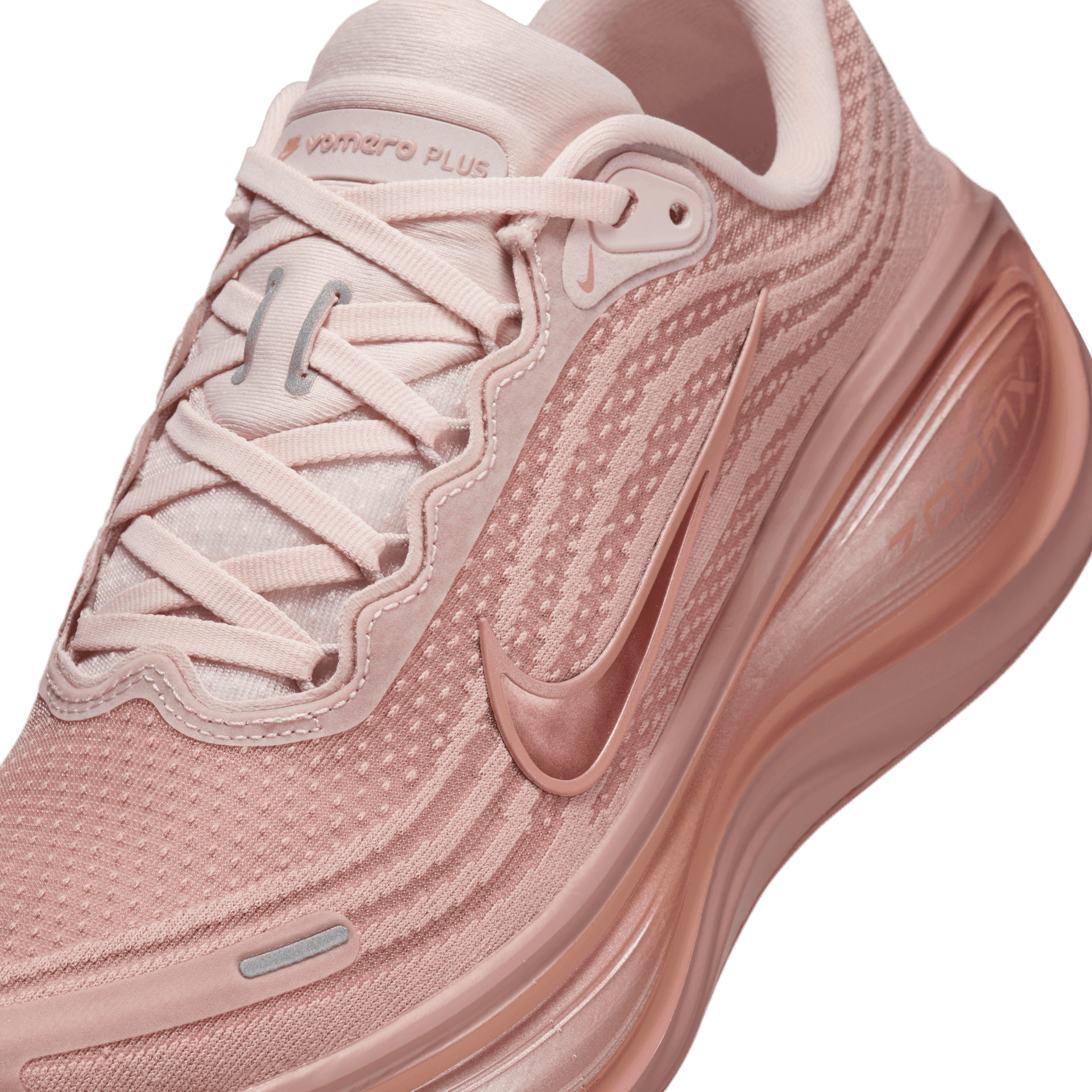 Nike Vomero Plus – Particle Pink Mtlc Rose Gold Silt Red — 8