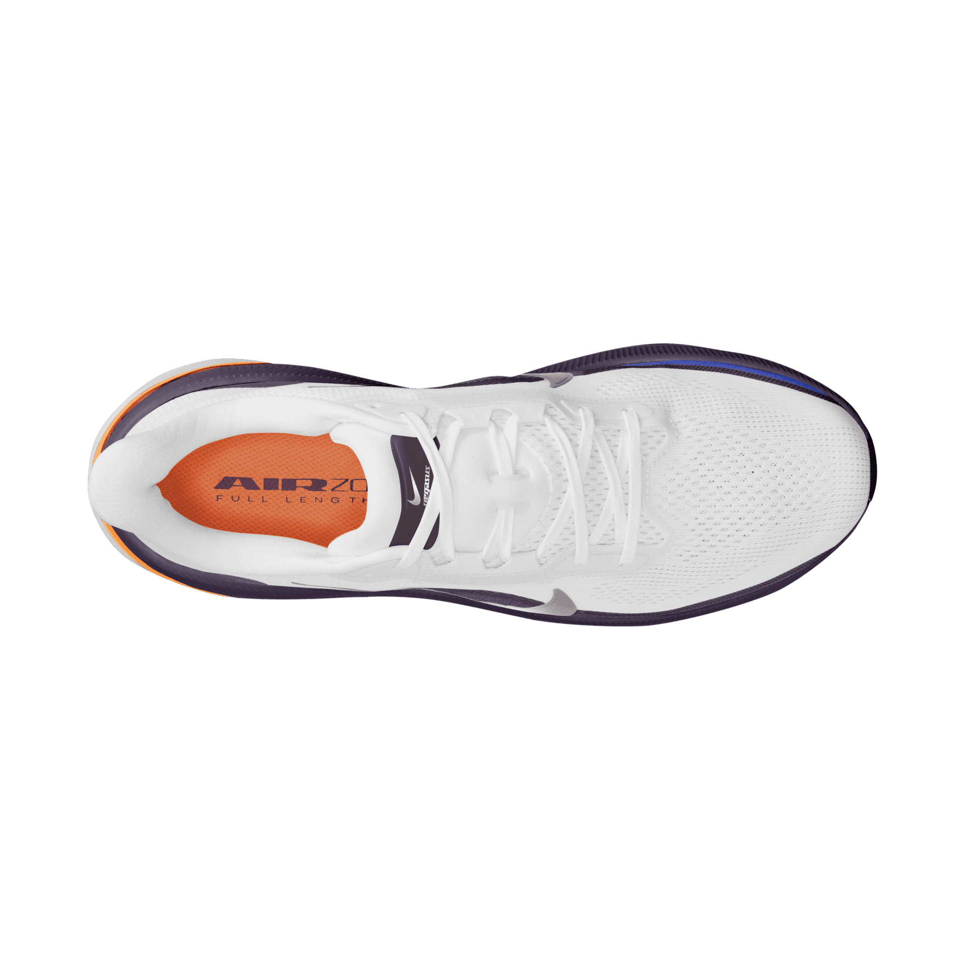 Nike Pegasus 42 – White Metallic Silver Lapis Total Orange — 8