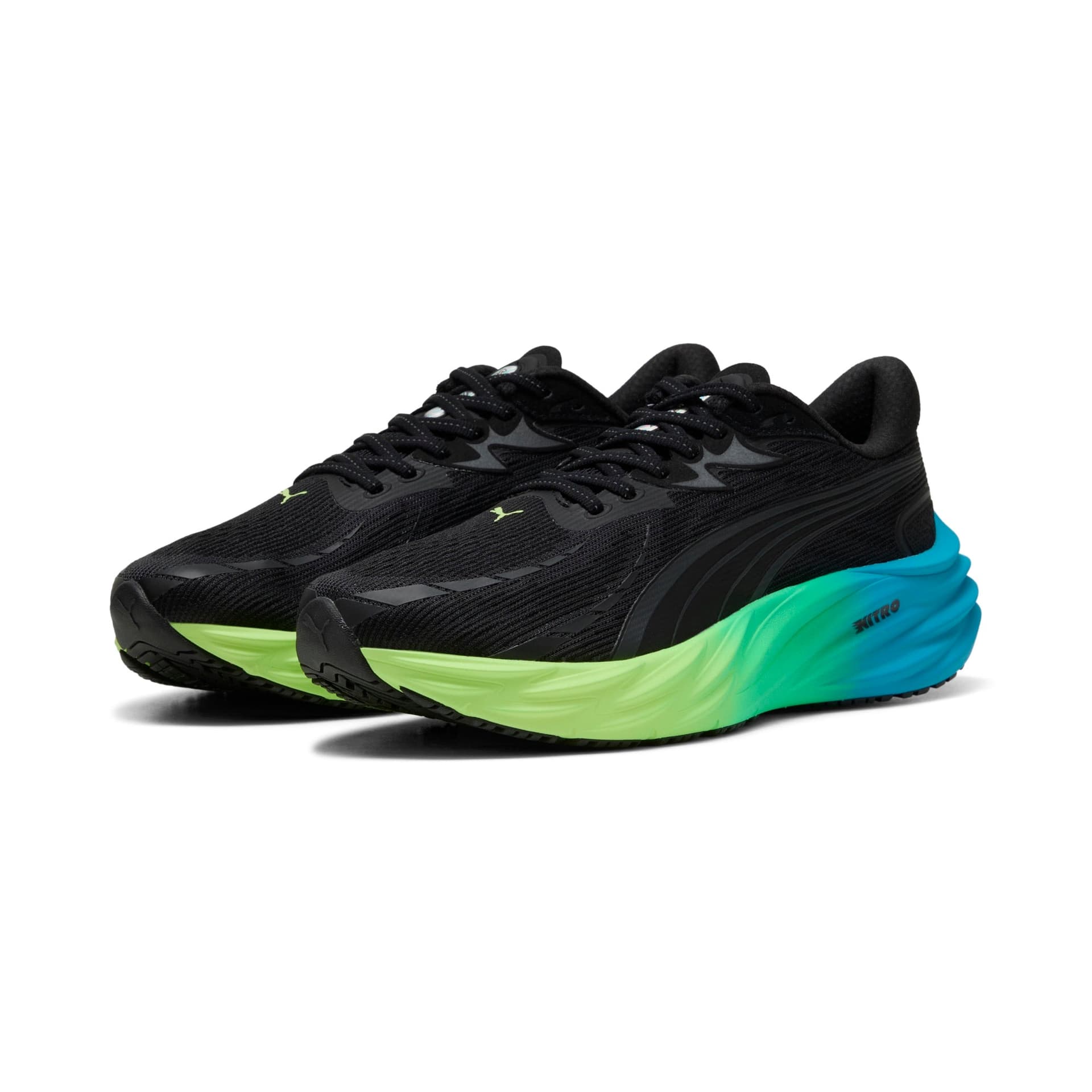 PUMA Velocity Nitro 4 – Puma Black Speed Blue — 3