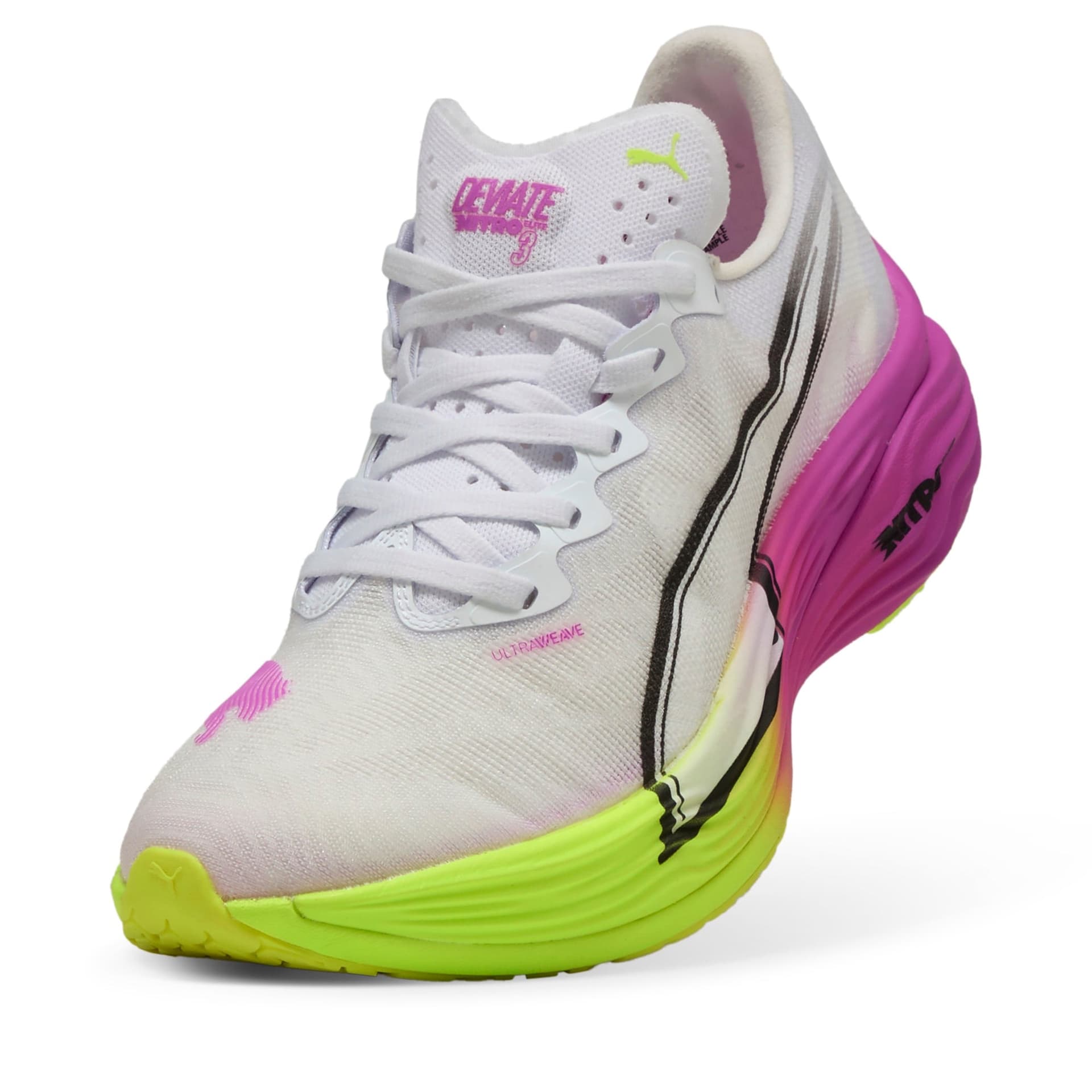 PUMA Deviate Nitro Elite 3 – Puma White Pure Magenta — 4