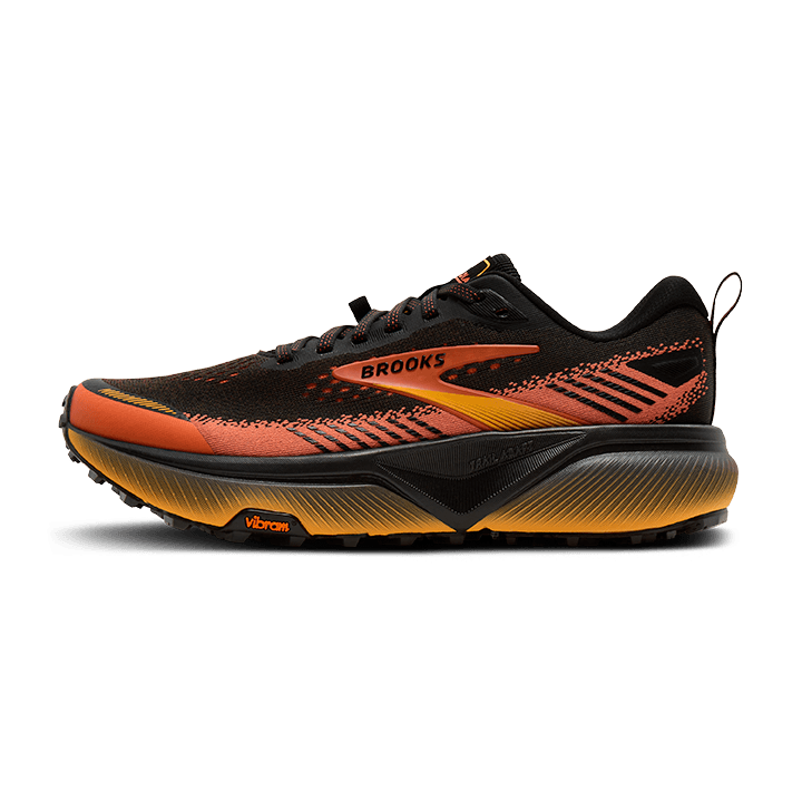 Brooks Cascadia 20 – Black Tigerlily Orange — 3