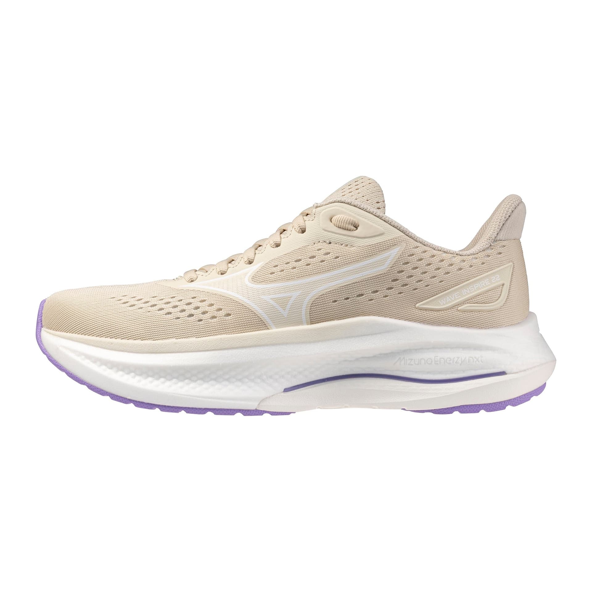 Mizuno Wave Inspire 22 – Summer Sand White — 3