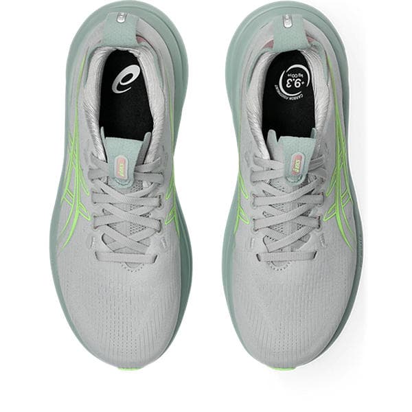 ASICS Gel-Nimbus 28 – Cloud Grey Illuminate Green — 7