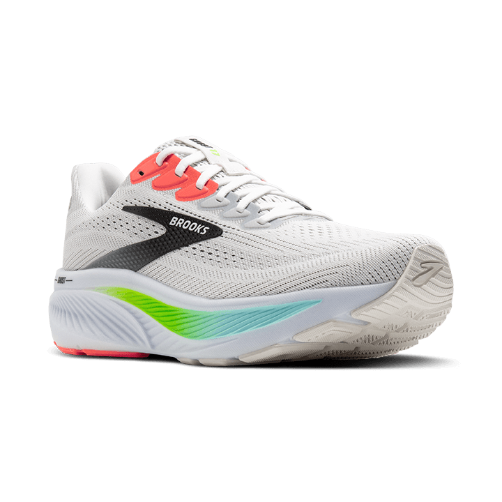 Brooks Ghost 17 – White Pink Clay Gecko — 2