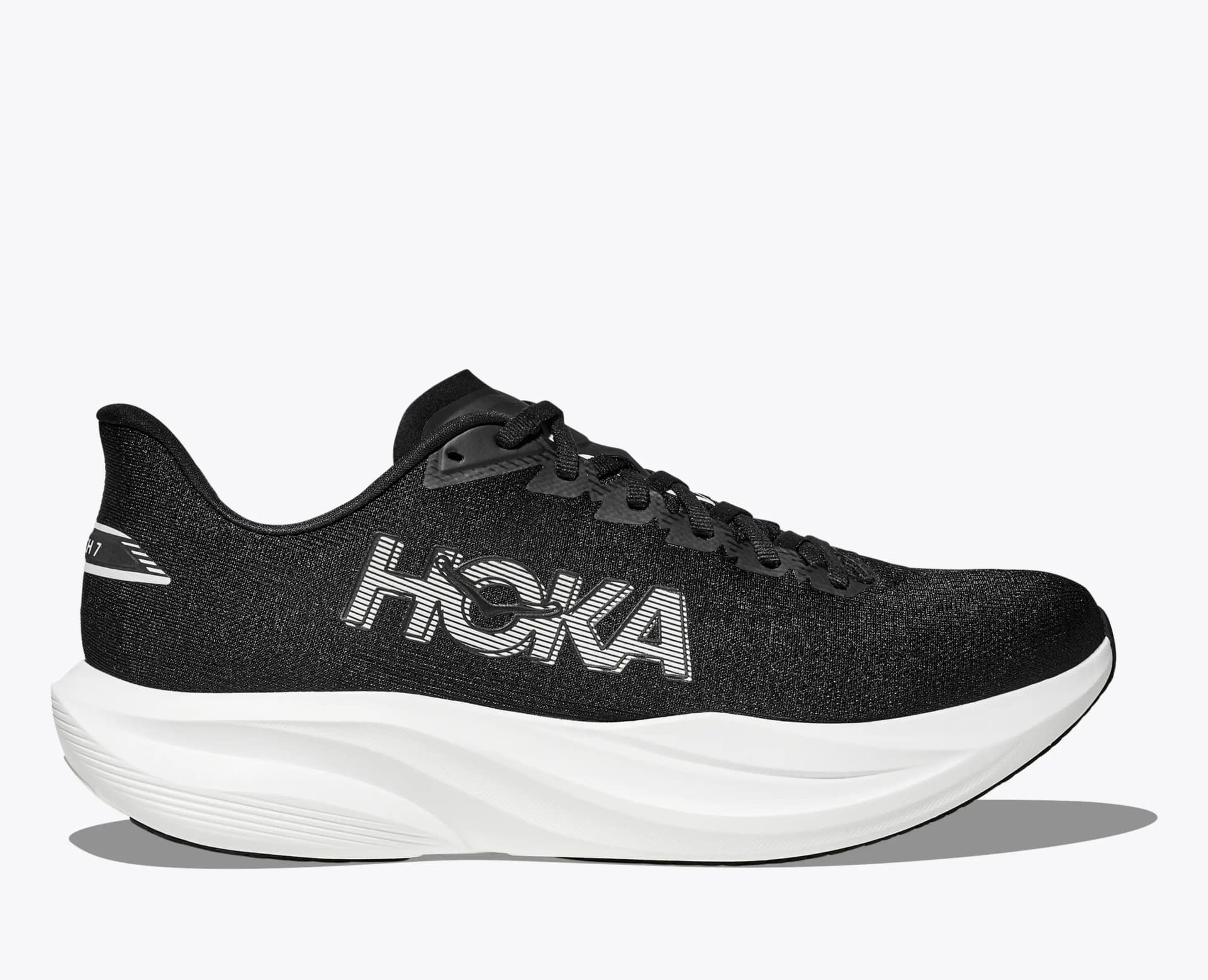 HOKA Mach 7 – Black / White