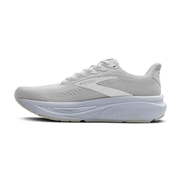 Brooks Ghost 17 – White White Grey — 3