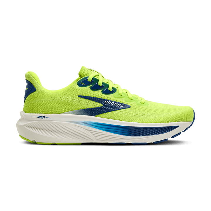 Brooks Ghost 17 – Acid Lime Navy White