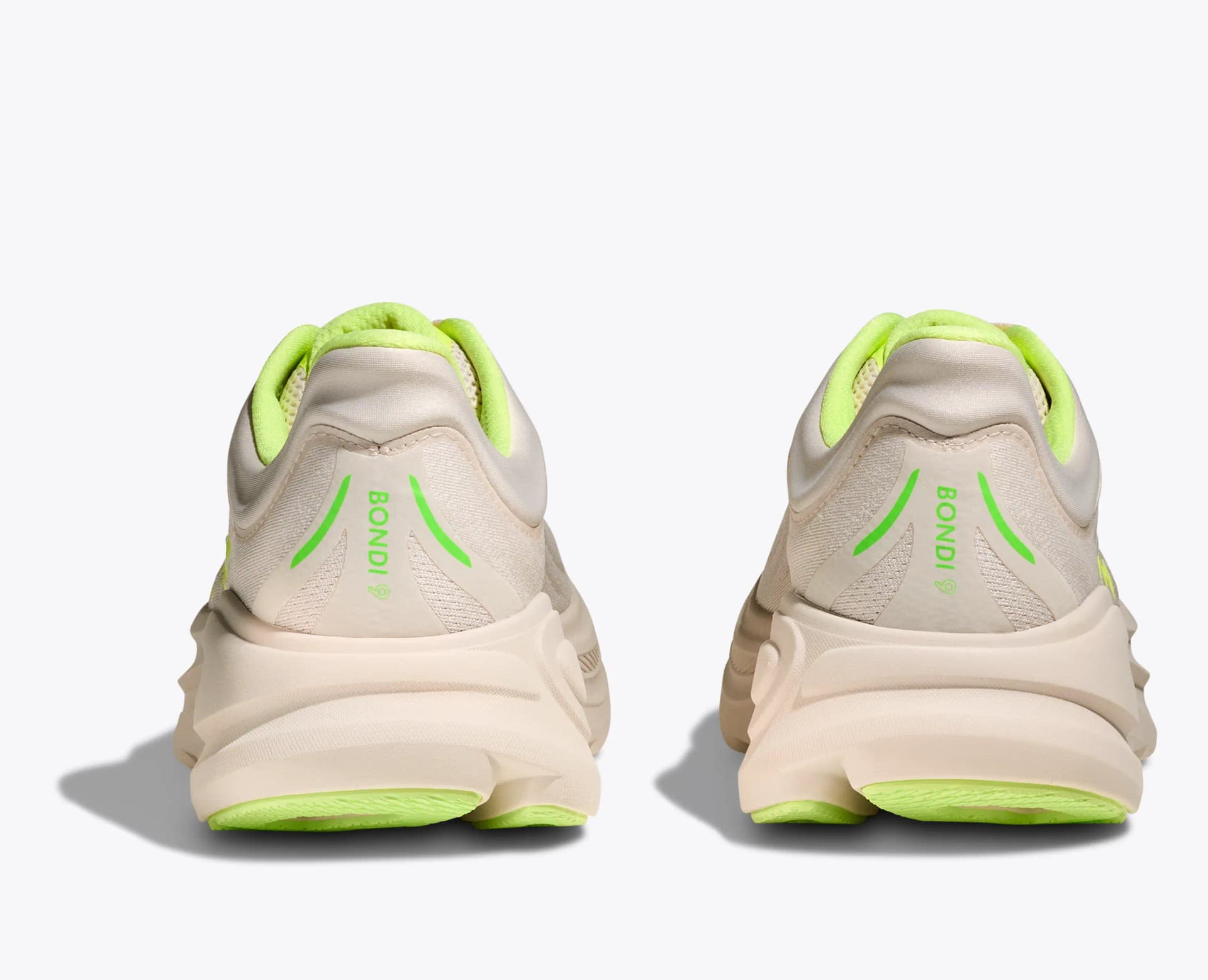HOKA Bondi 9 – Grout / Neon Yuzu — 5