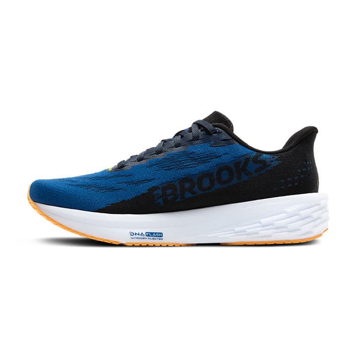 Brooks Launch 11 – Black Navy Peony Orange — 3