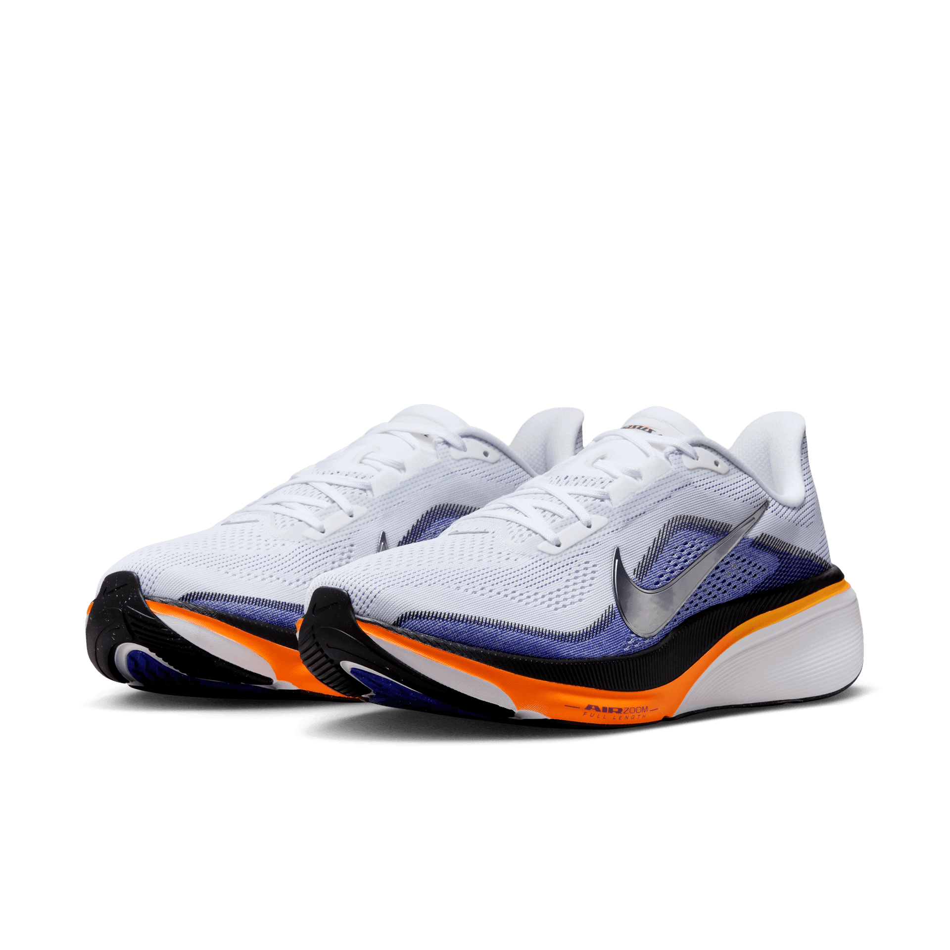 Nike Pegasus 42 – White Metallic Silver Lapis Total Orange — 3