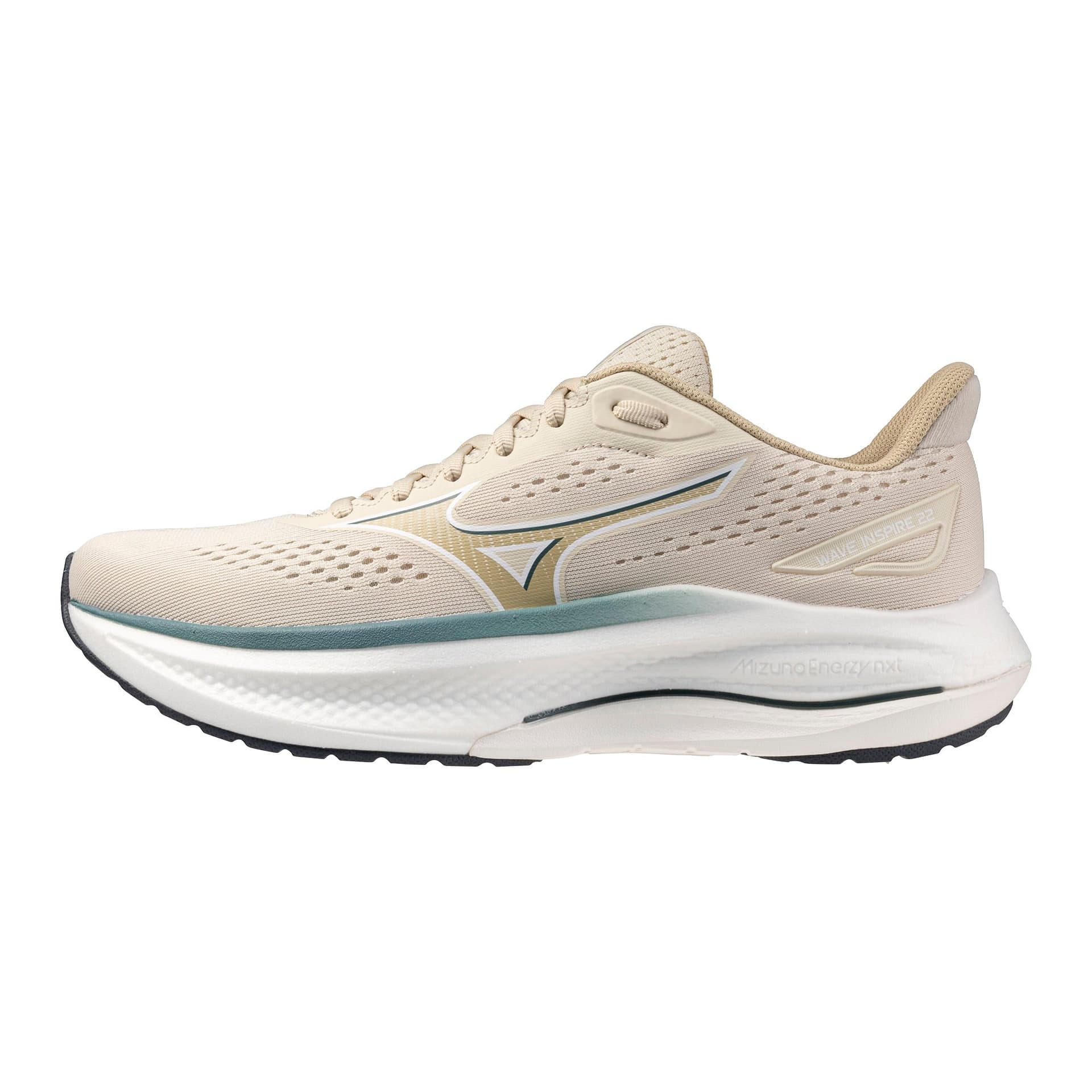 Mizuno Wave Inspire 22 – Summer Sand Pale Khaki — 3
