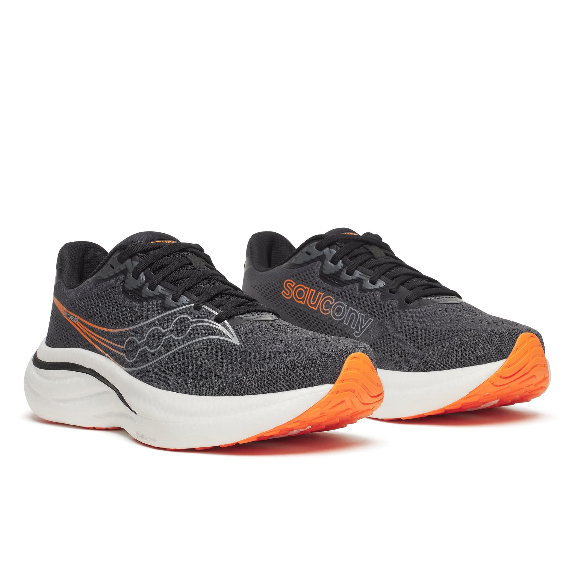 Saucony Ride 19 – Shadow Black — 2