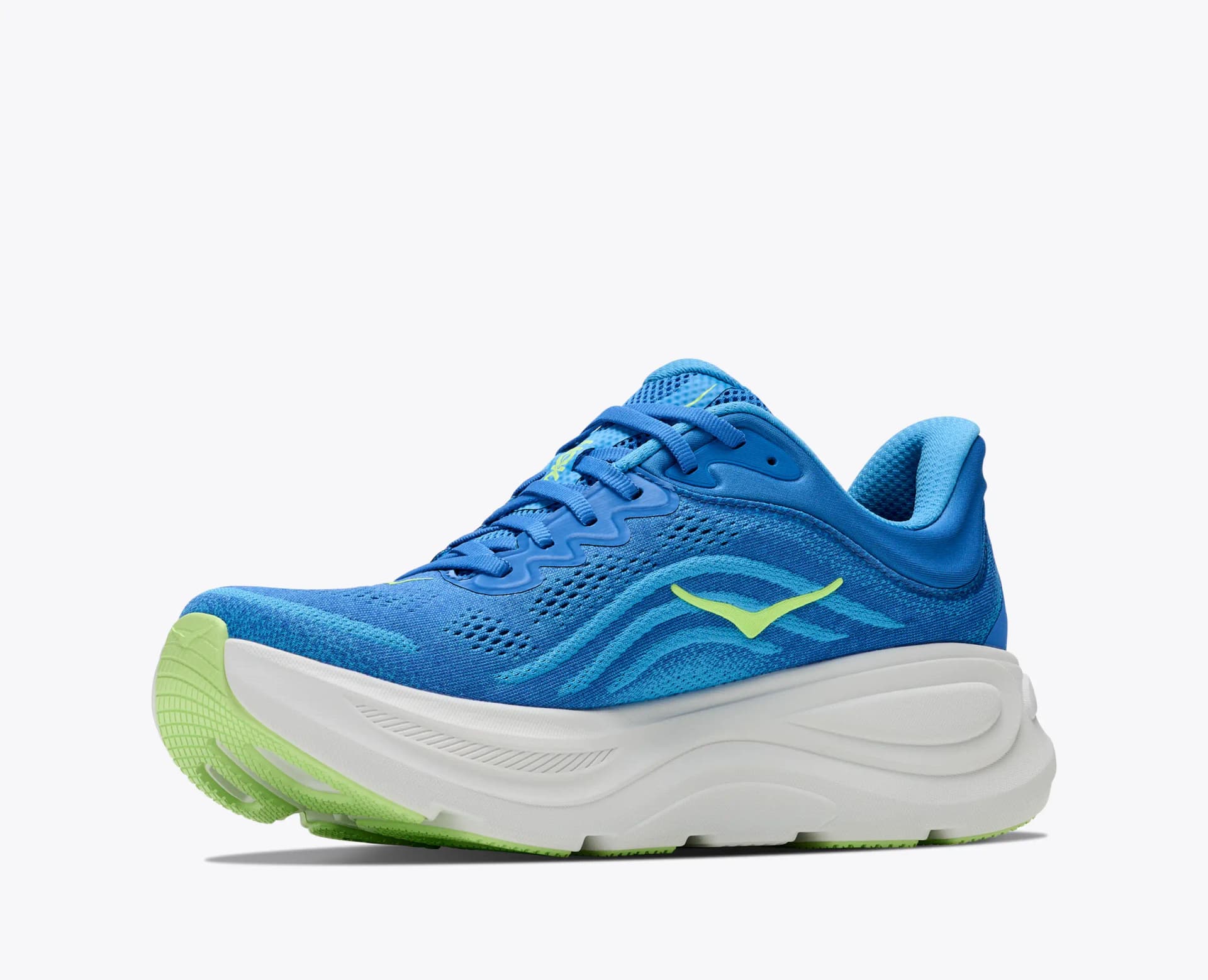 HOKA Bondi 9 – Virtual Blue / Soft Cobalt — 3