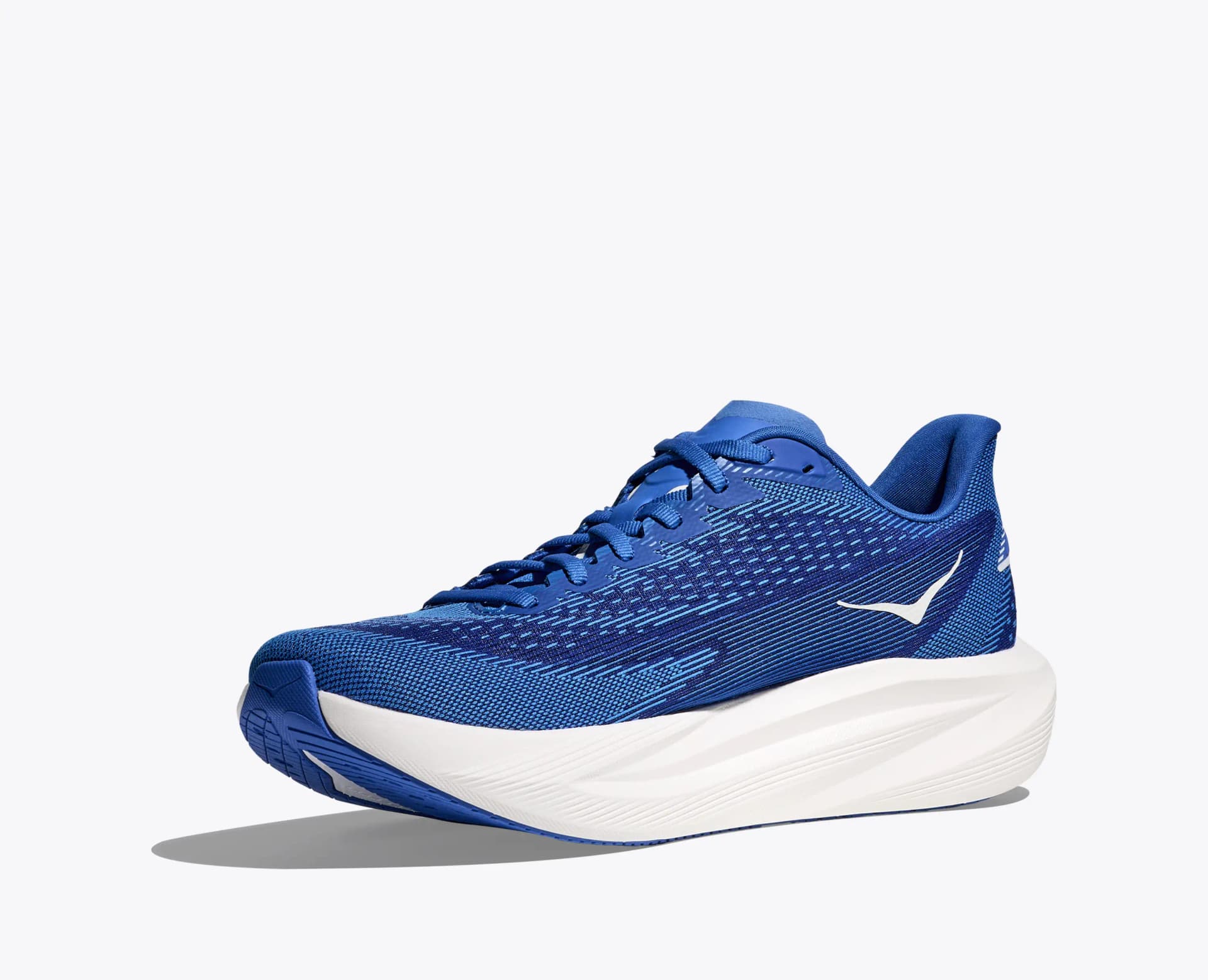 HOKA Mach 7 – Cobalt Blue / Neon Green — 3