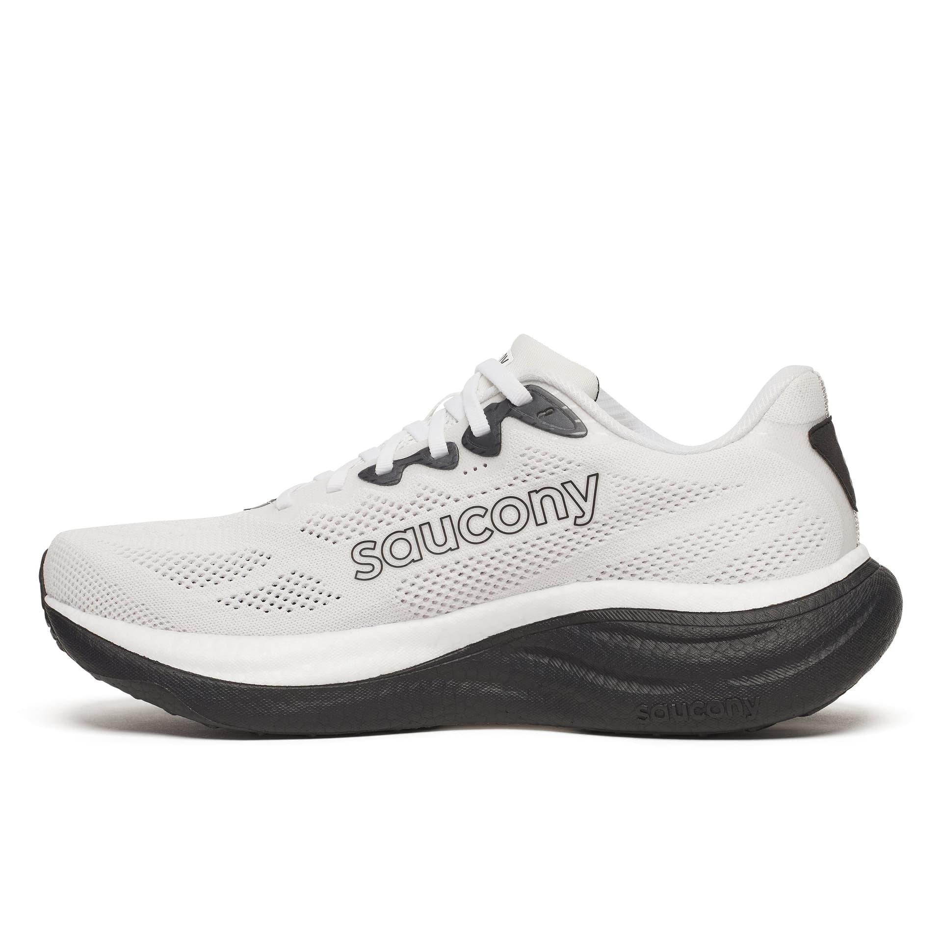 Saucony Ride 19 – White Black — 4