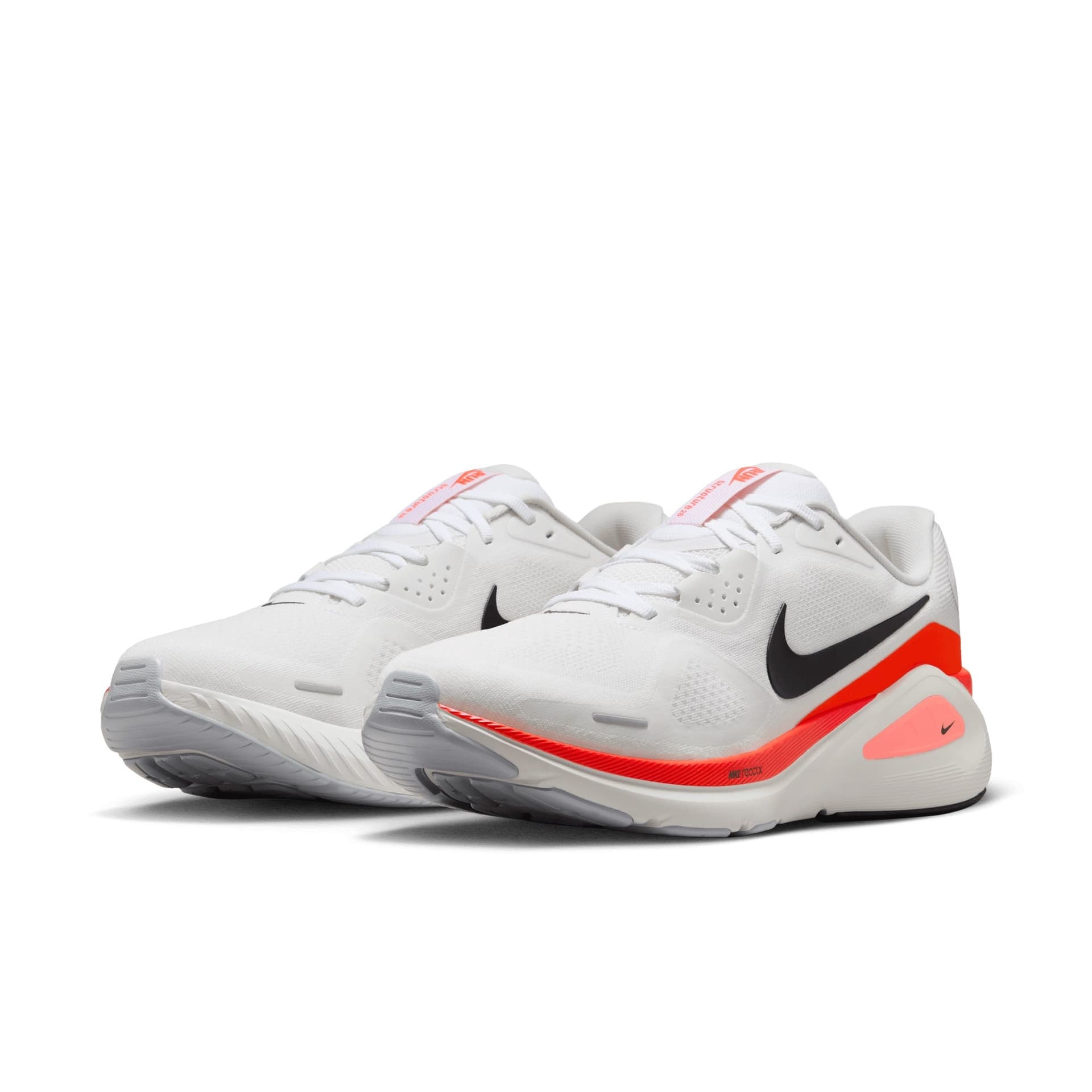 Nike Structure 26 – White Black Bright Crimson Photon Dust — 3