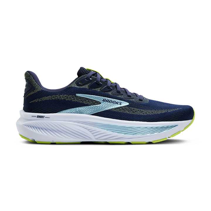 Brooks Ghost 17 – Peacoat Lime Blue