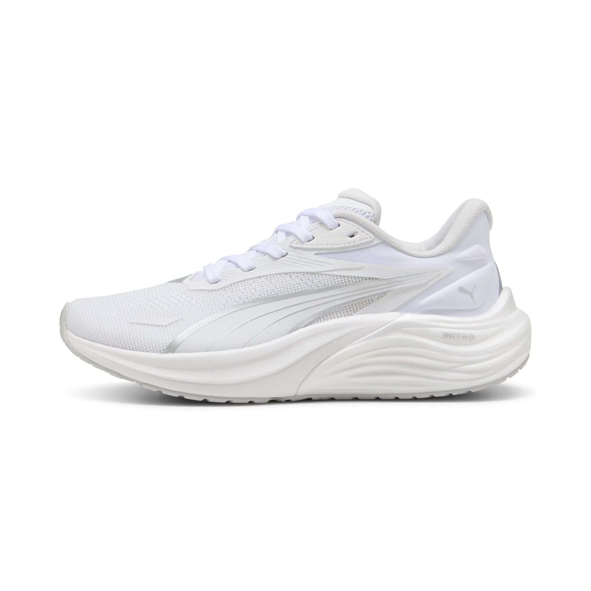 PUMA Electrify Nitro 4 – Puma White Feather Gray — 2