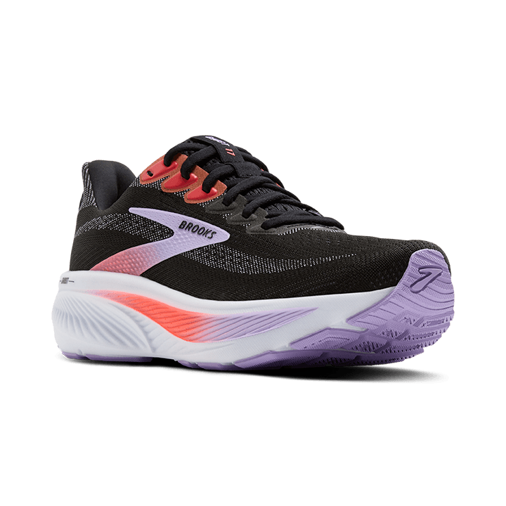 Brooks Ghost 17 – Black Purple Coral — 2