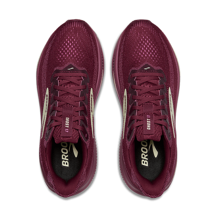 Brooks Ghost 17 – Burgundy Pink Green — 5