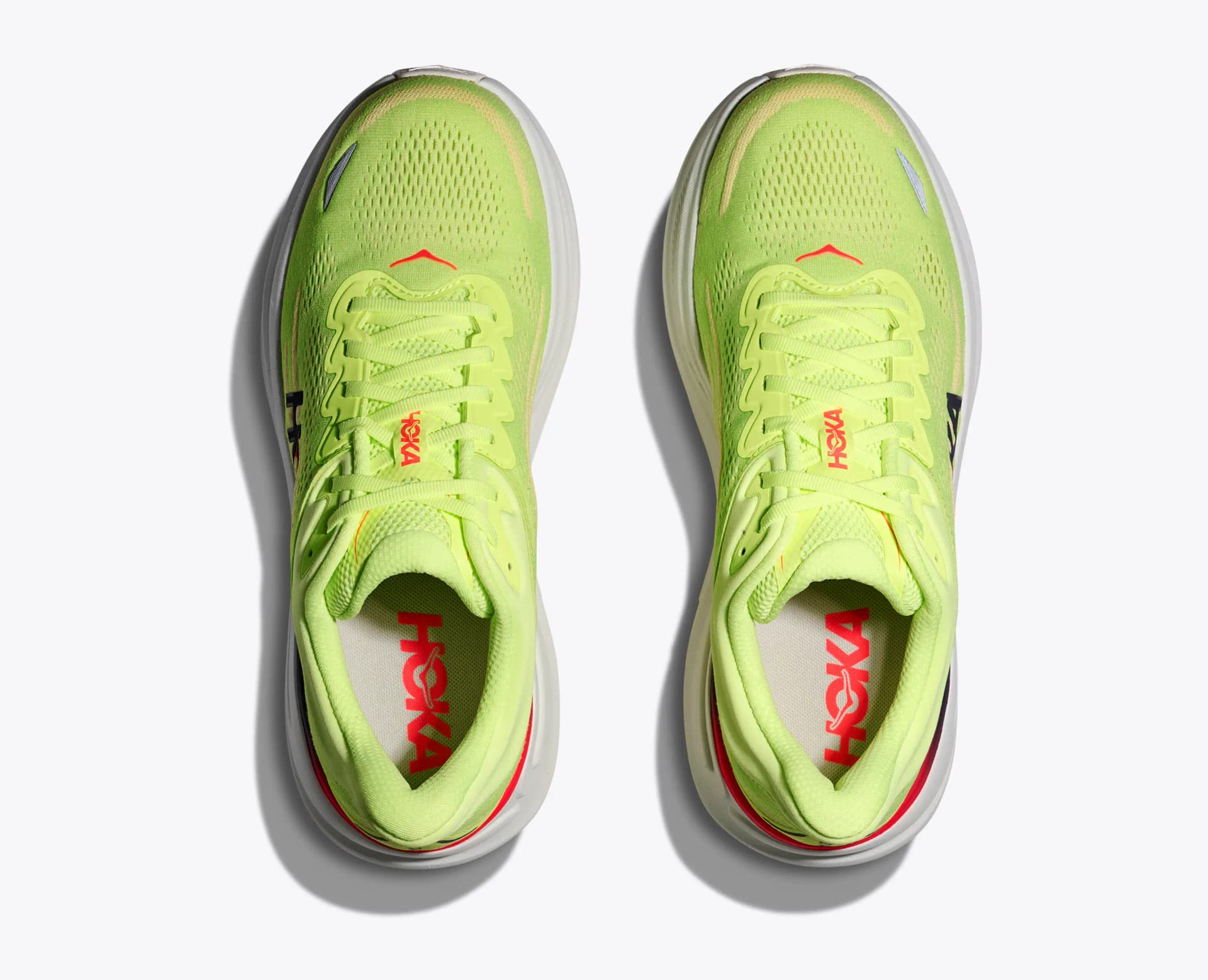 HOKA Bondi 9 – Neon Yuzu / Sunlight — 2