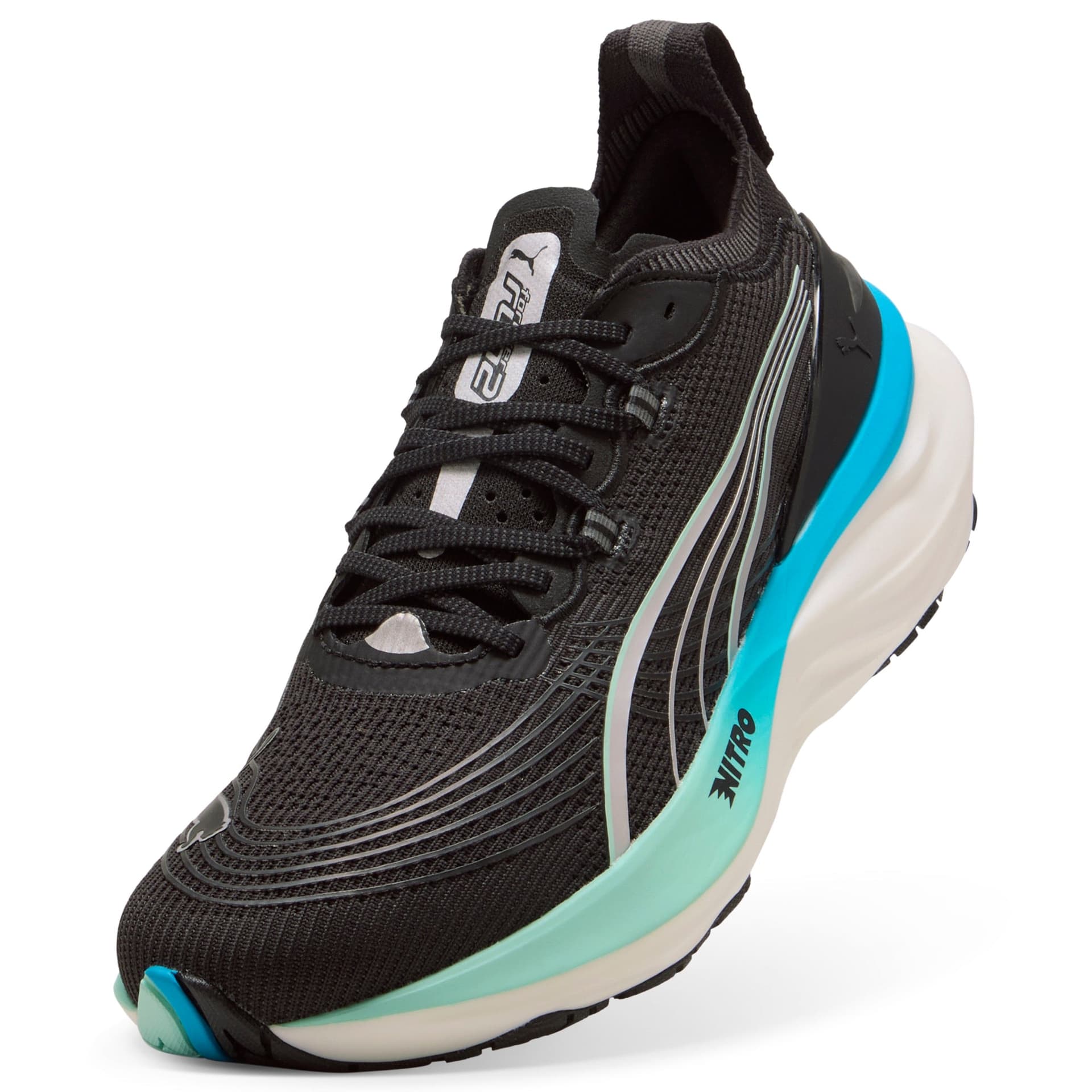 PUMA ForeverRun Nitro 2 – Puma Black Speed Blue — 4