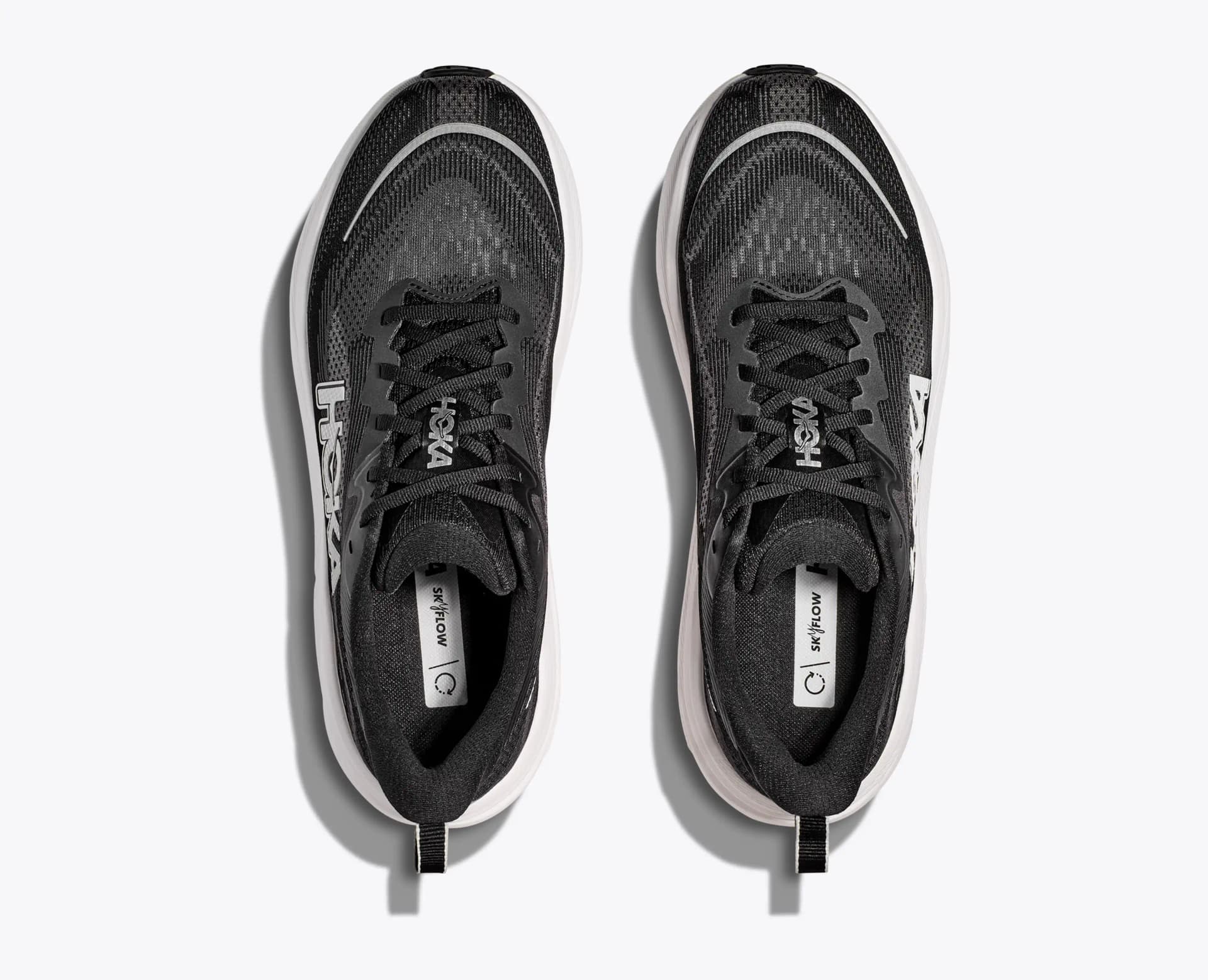 HOKA Skyflow – Black / White — 2